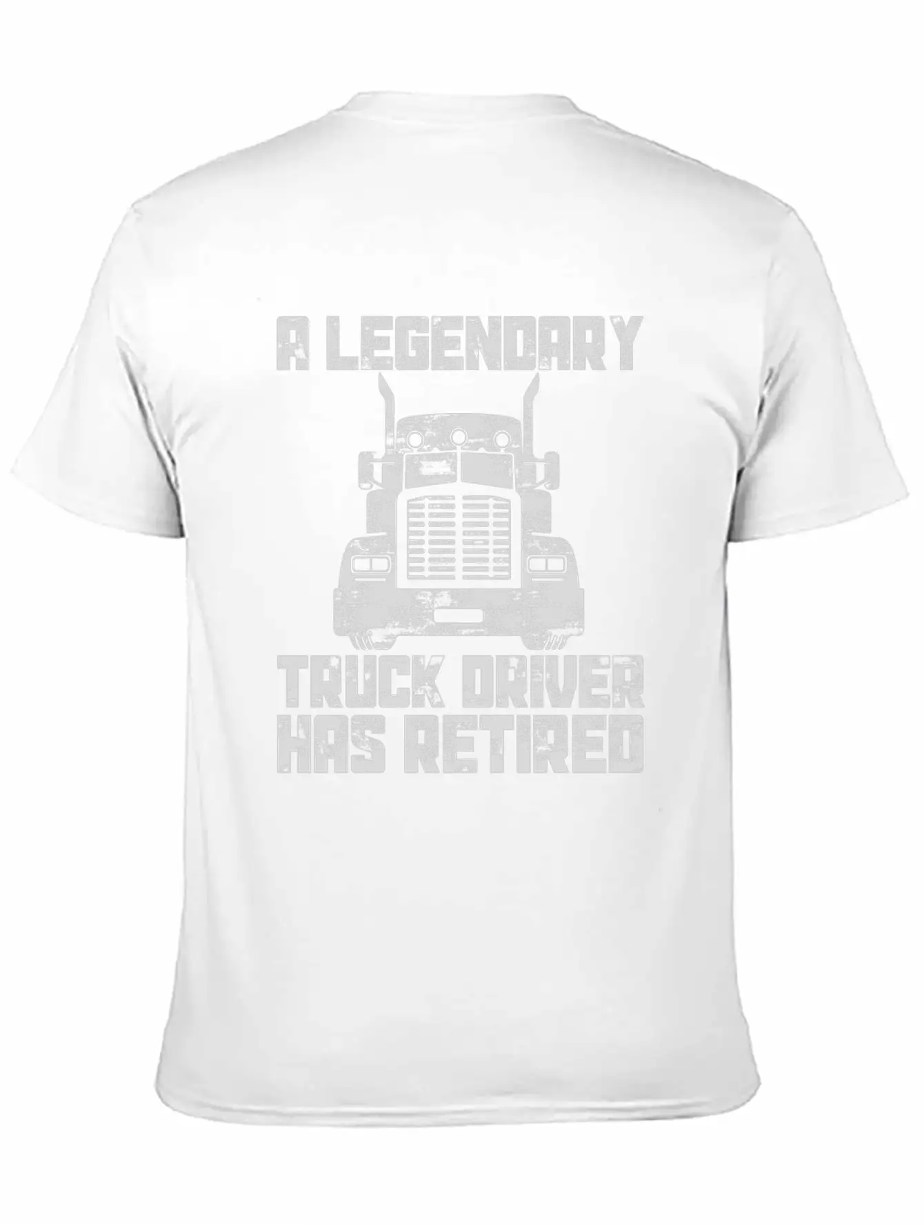 A Legendary Truck Driver Has Retired Classic Cotton Tee – Unisex Comfort For Any Season