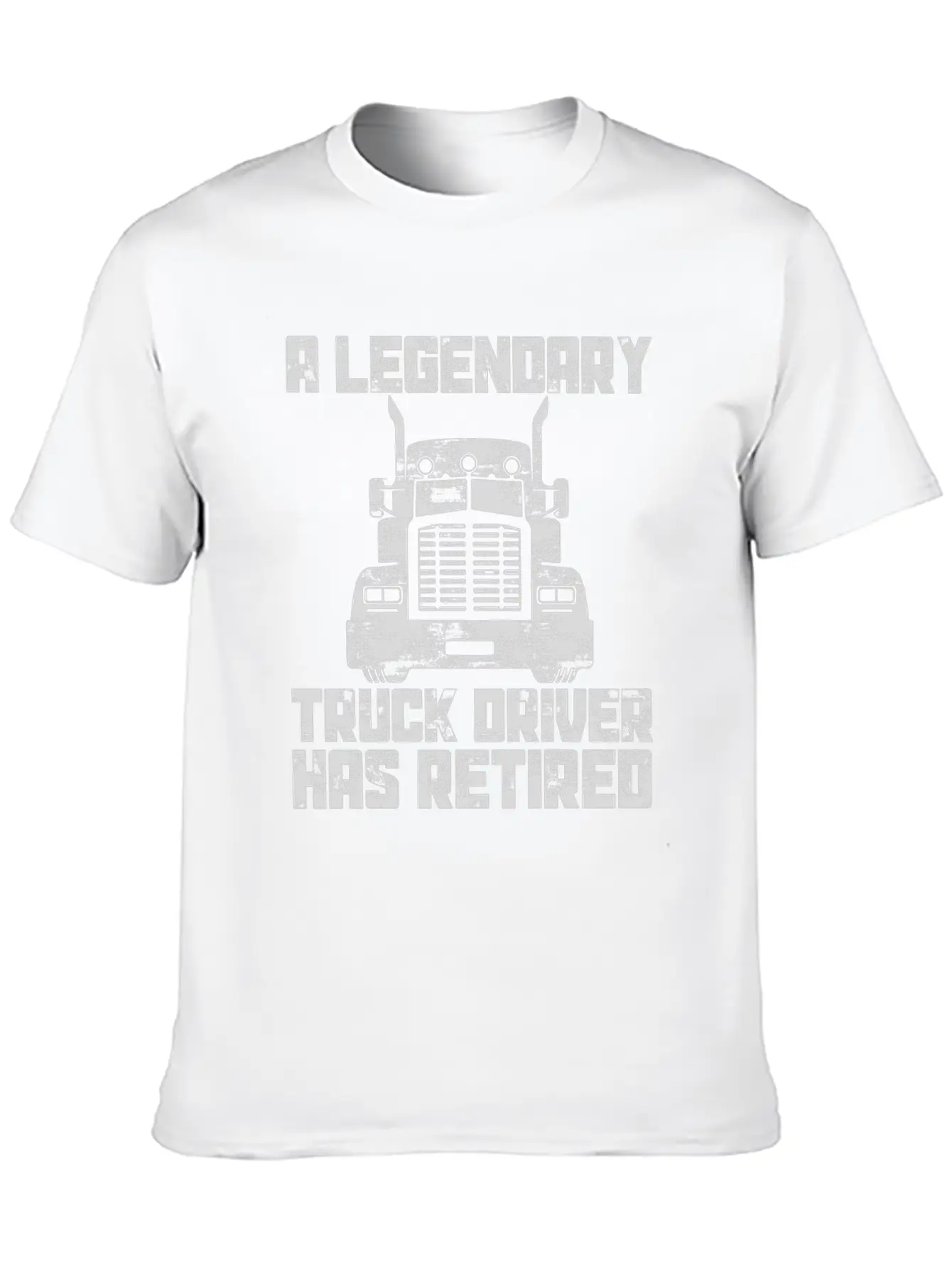 A Legendary Truck Driver Has Retired Classic Cotton Tee – Unisex Comfort For Any Season