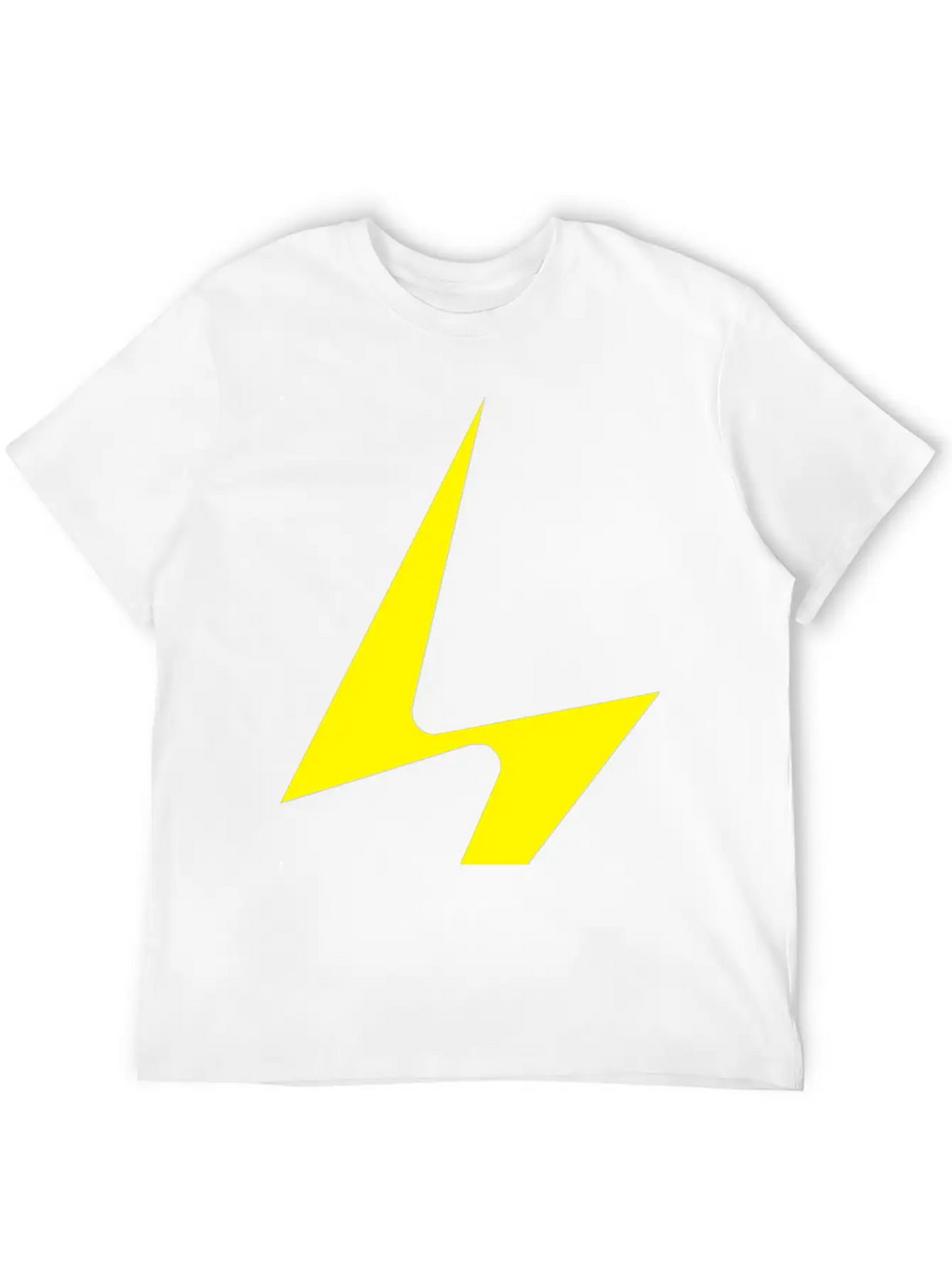 A Lightning Bolt Essential Cotton Tee For Daily Outfits – Unisex Style