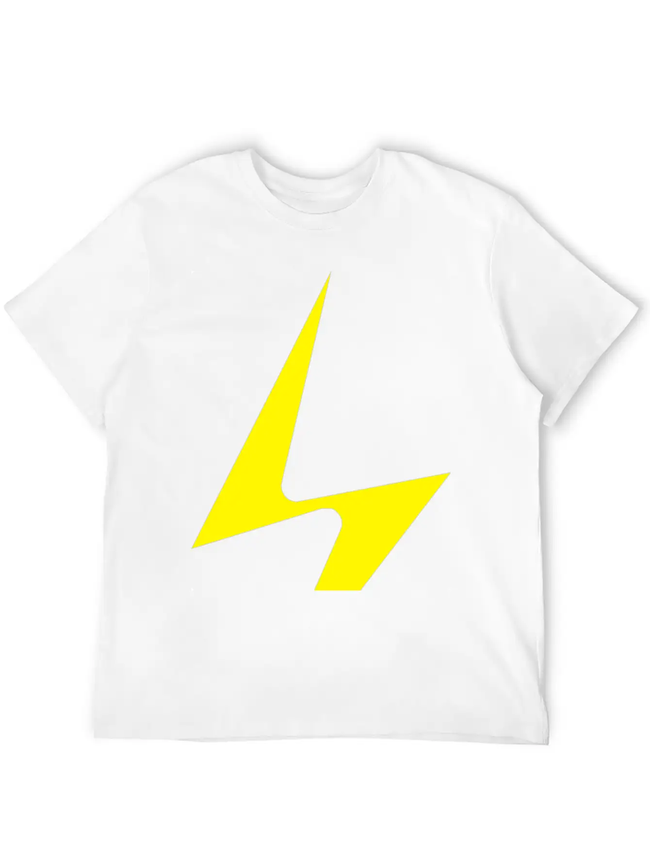 A Lightning Bolt Essential Cotton Tee For Daily Outfits – Unisex Style
