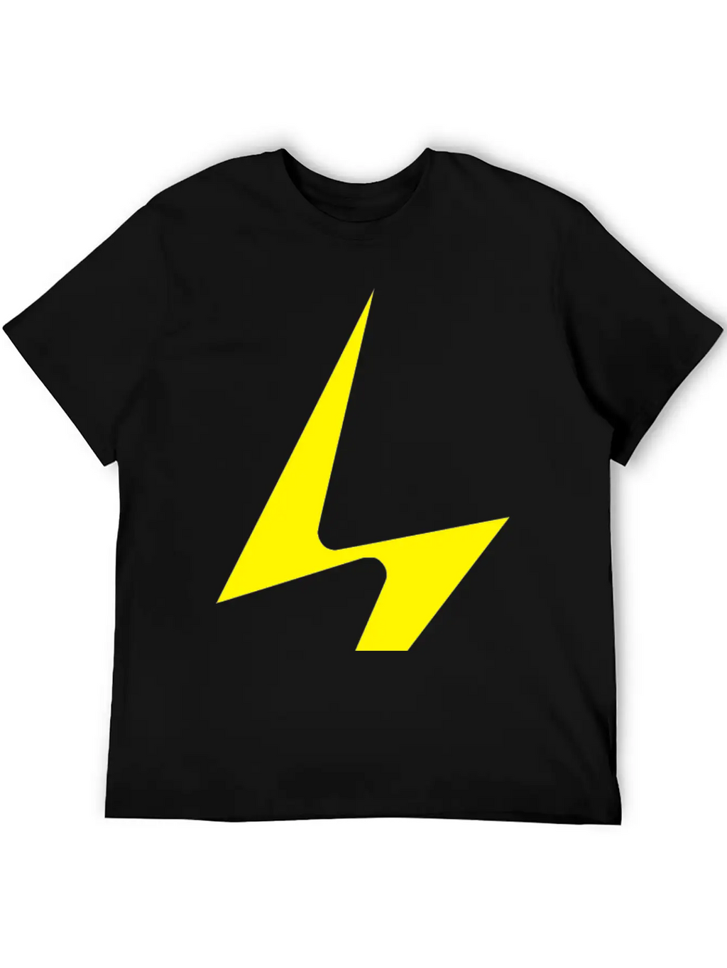 A Lightning Bolt Essential Cotton Tee For Daily Outfits – Unisex Style