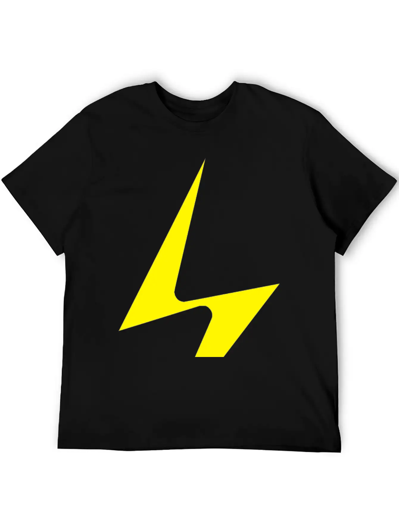 A Lightning Bolt Essential Cotton Tee For Daily Outfits – Unisex Style