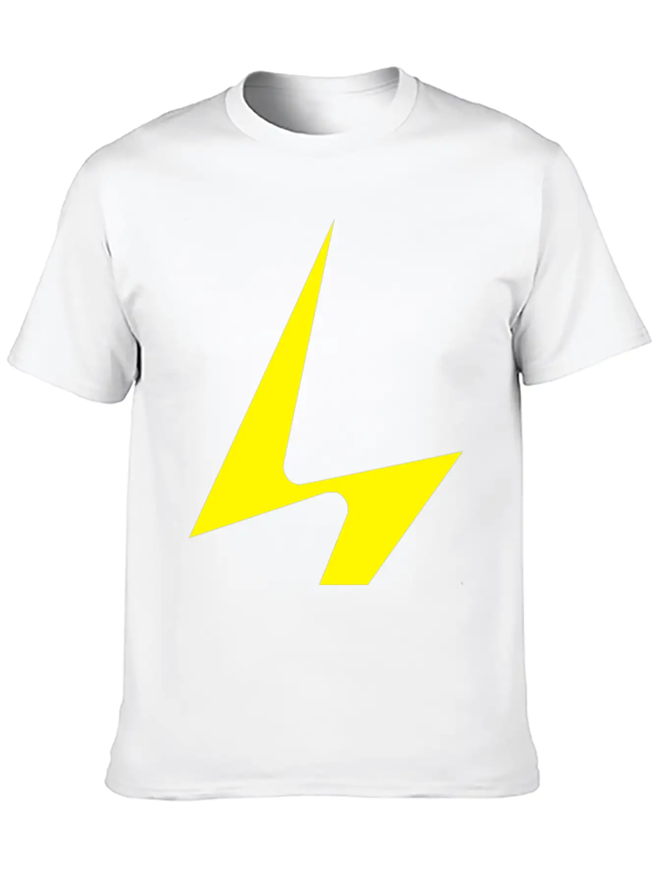 A Lightning Bolt Essential Cotton Tee For Daily Outfits – Unisex Style