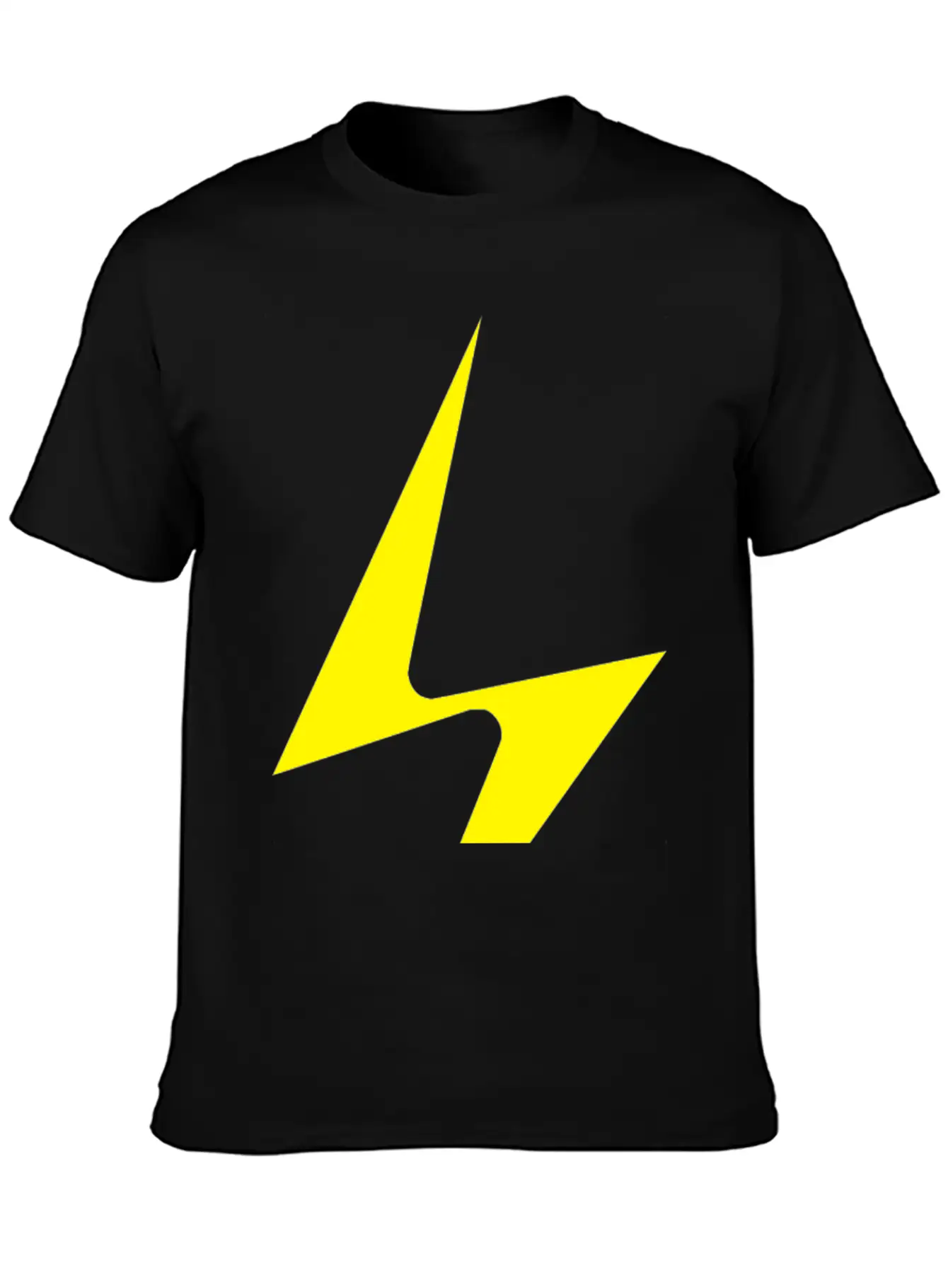 A Lightning Bolt Essential Cotton Tee For Daily Outfits – Unisex Style