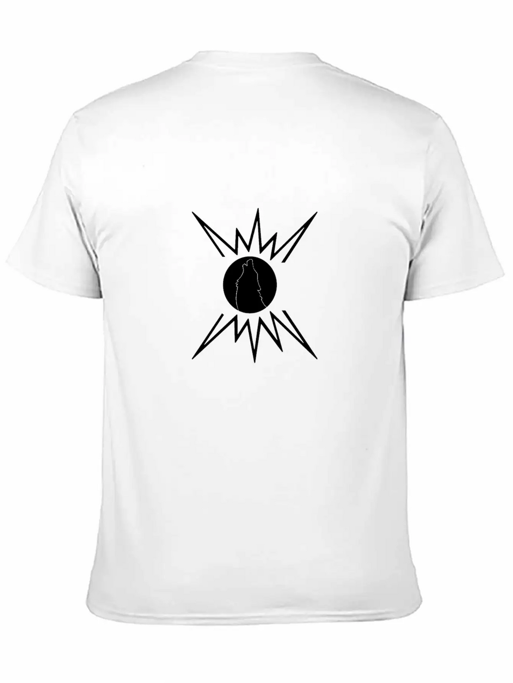 A Lonely Wolf, Silhouette Breathable Graphic T-Shirt – Perfect For Casual Days
