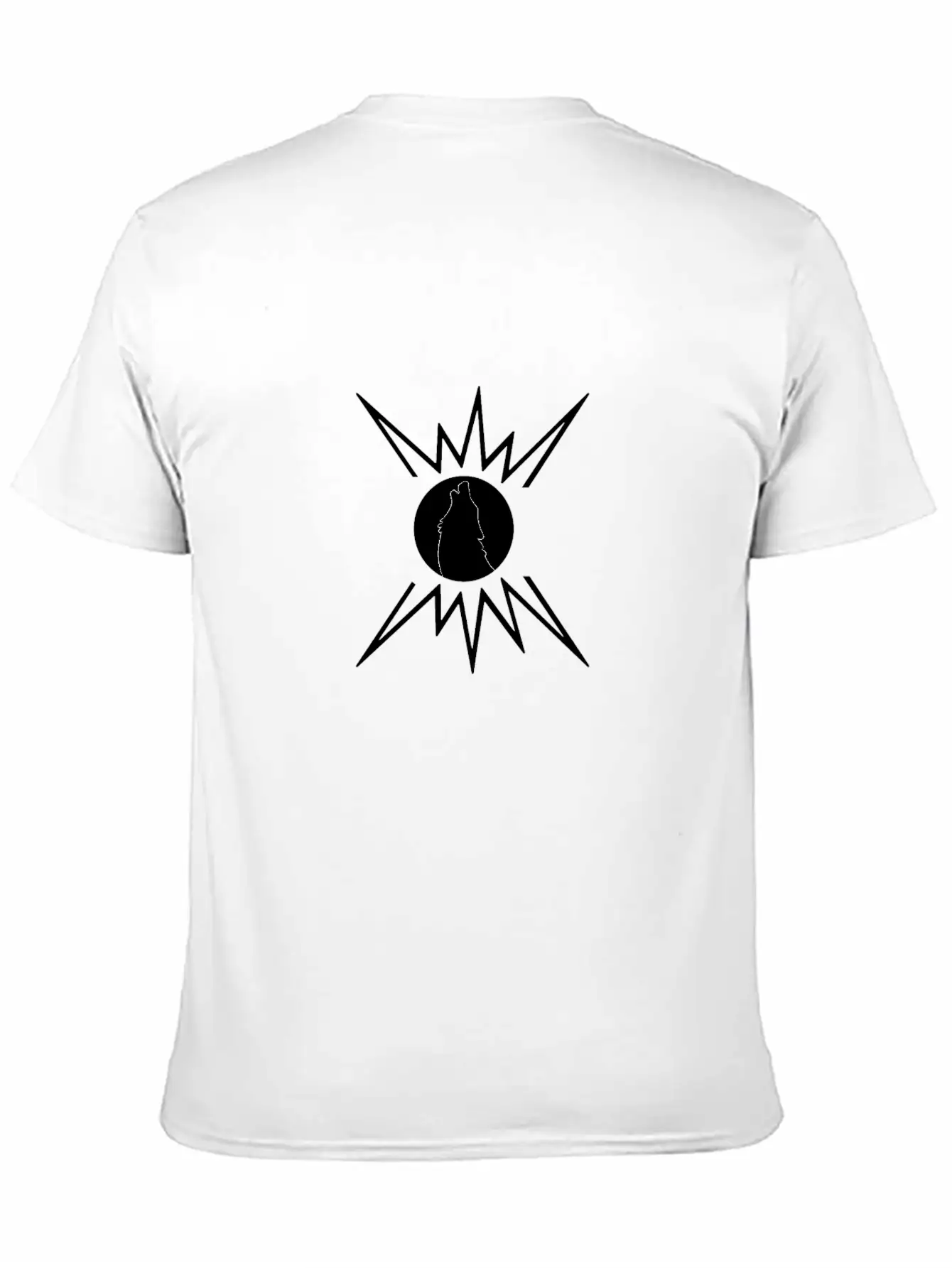 A Lonely Wolf, Silhouette Breathable Graphic T-Shirt – Perfect For Casual Days