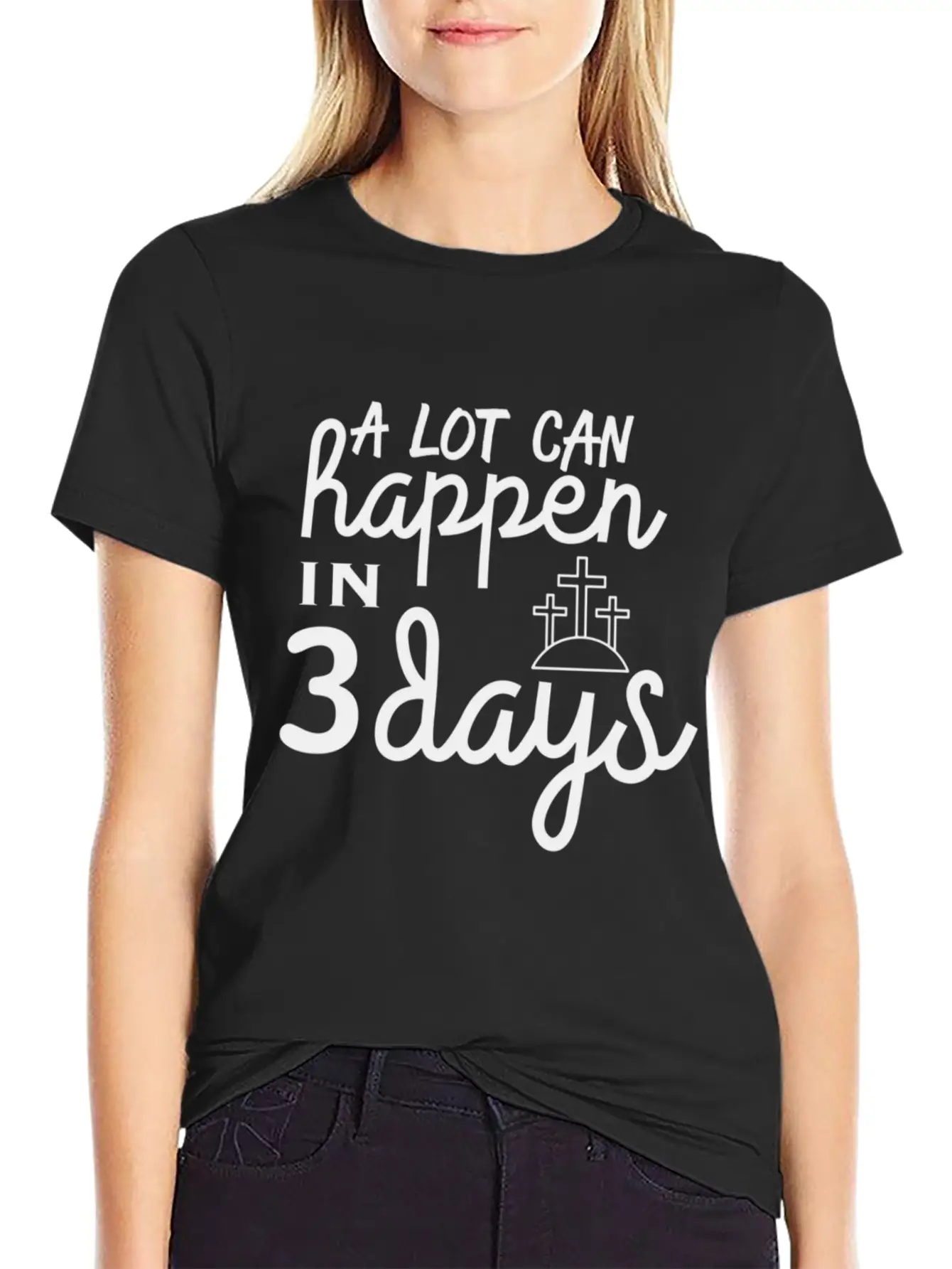 A Lot Can Happen In 3 Days Resurrection Easter Essential Cotton Tee For Daily Outfits – Unisex Style