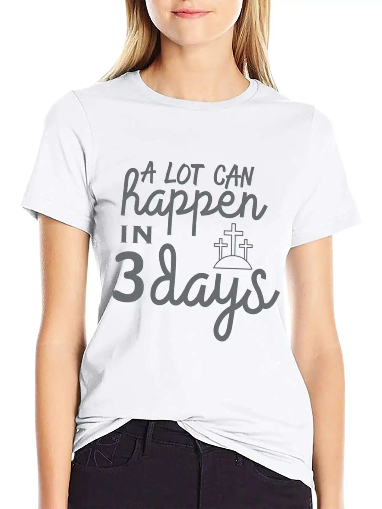 A Lot Can Happen In 3 Days Resurrection Easter Essential Cotton Tee For Daily Outfits – Unisex Style