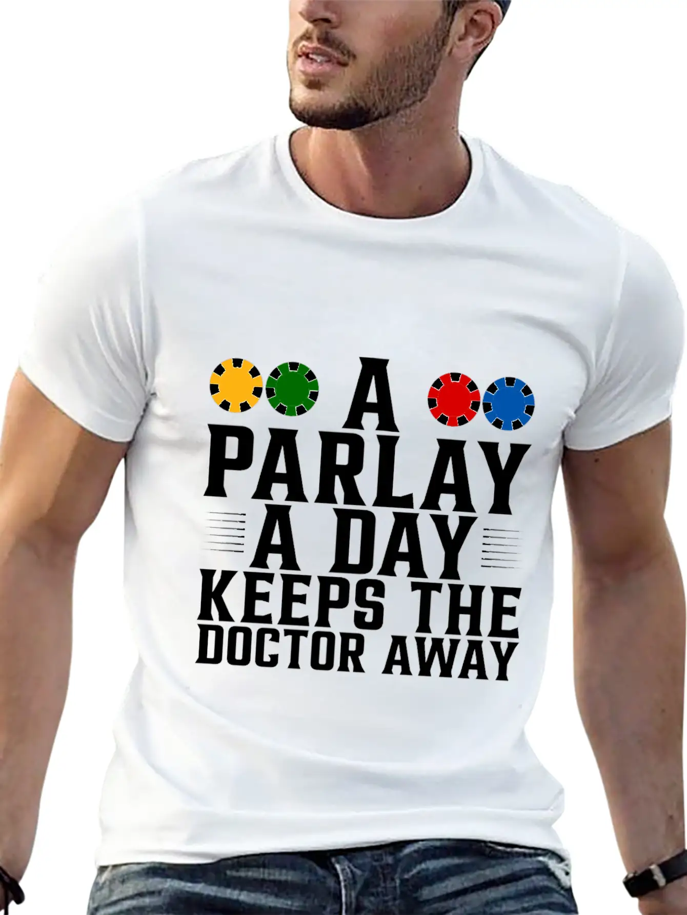 A Parlay A Day Keeps The Doctor Away 4 Essential Unisex Summer Tee – Soft Cotton Casual Fit