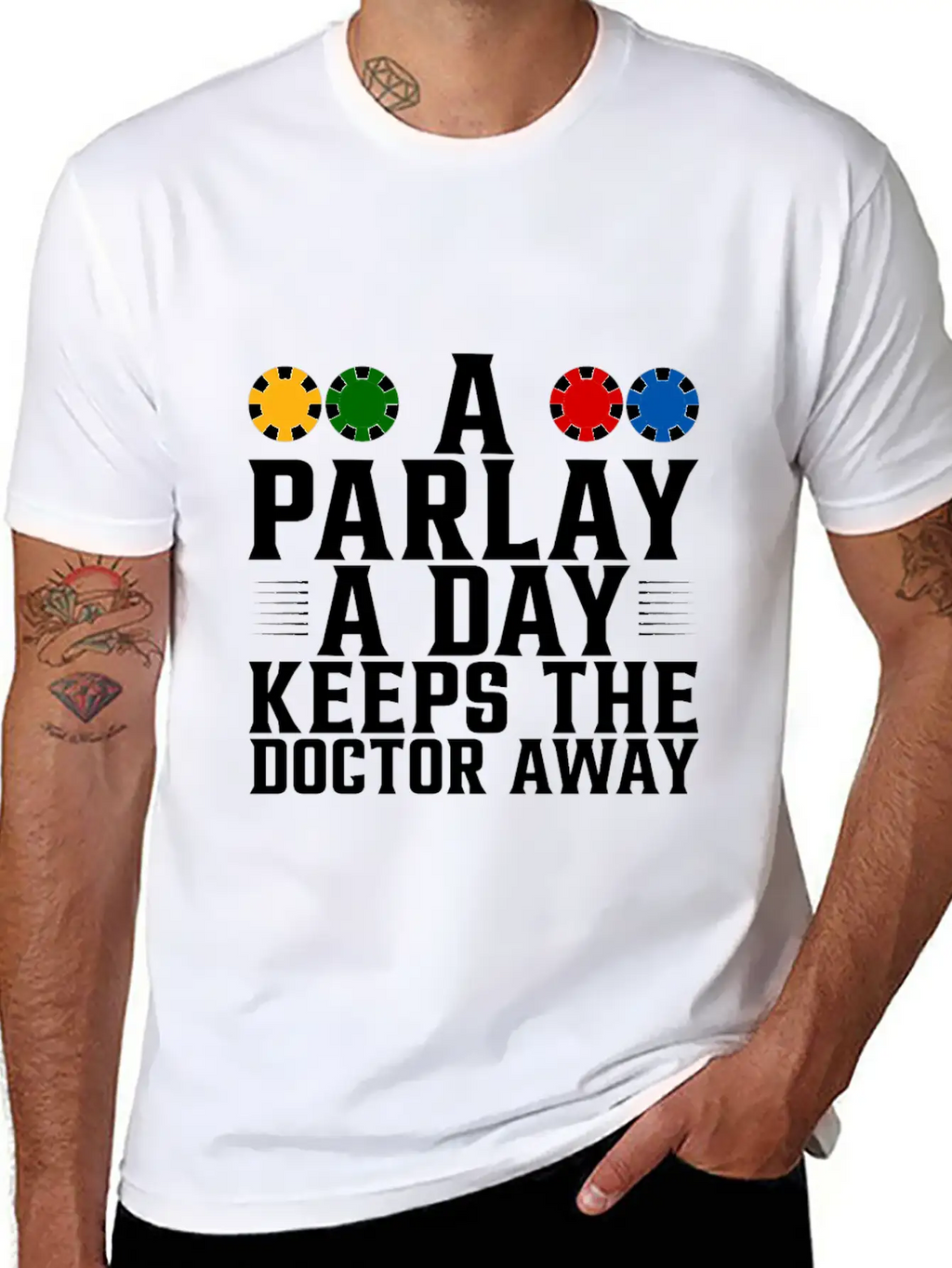 A Parlay A Day Keeps The Doctor Away 4 Essential Unisex Summer Tee – Soft Cotton Casual Fit