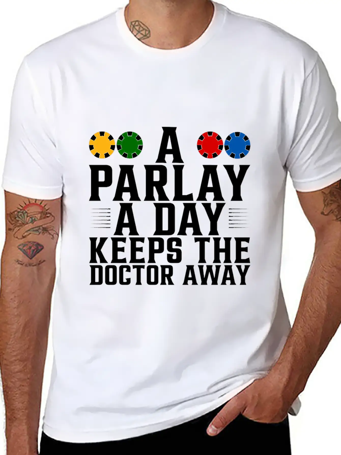 A Parlay A Day Keeps The Doctor Away 4 Essential Unisex Summer Tee – Soft Cotton Casual Fit