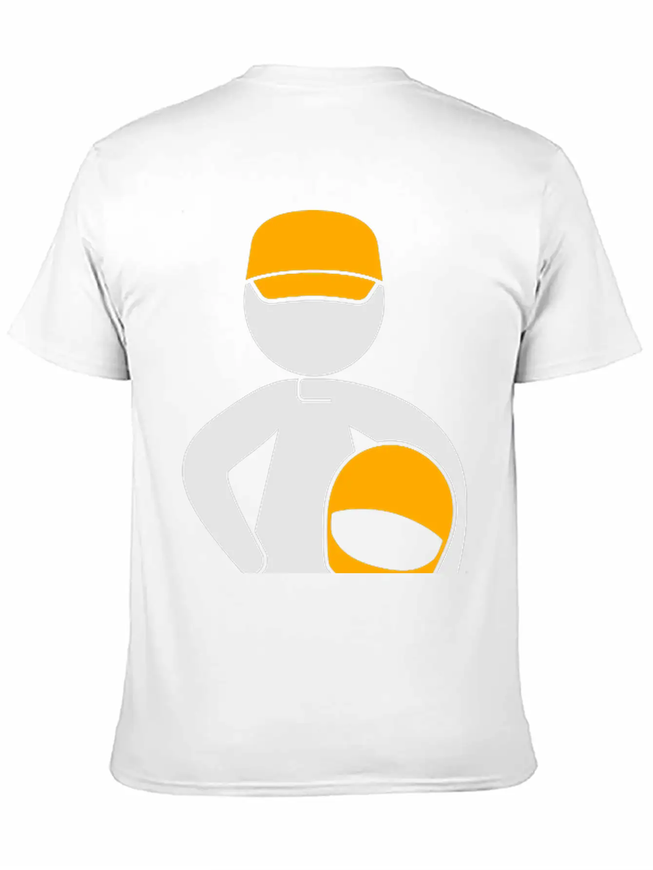 A Racer With Helmet Breathable Soft Cotton T-Shirt – Timeless Casual Look