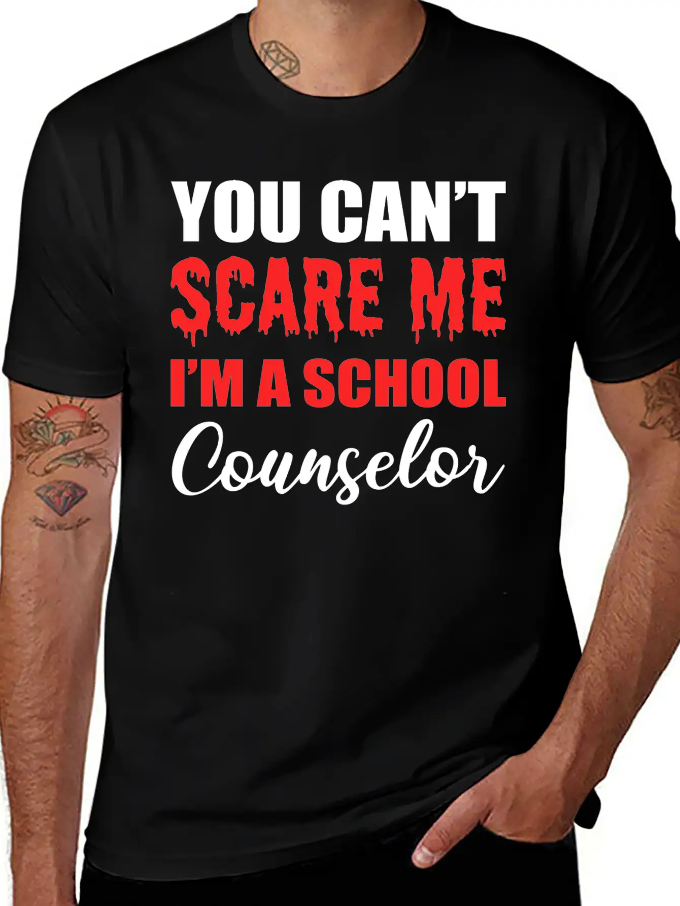 A School Counselor Guidance Counselor Gift Modern Fit Casual T-Shirt – Clean And Versatile Design