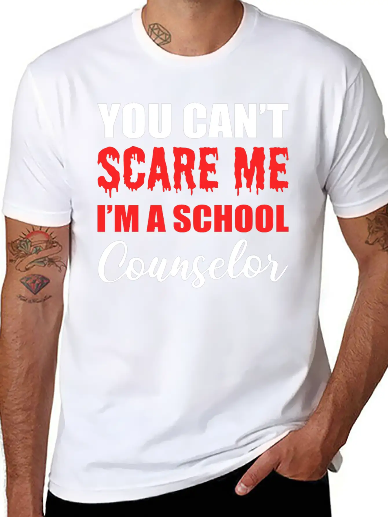 A School Counselor Guidance Counselor Gift Modern Fit Casual T-Shirt – Clean And Versatile Design