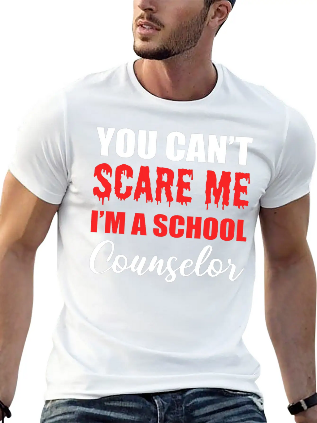 A School Counselor Guidance Counselor Gift Modern Fit Casual T-Shirt – Clean And Versatile Design