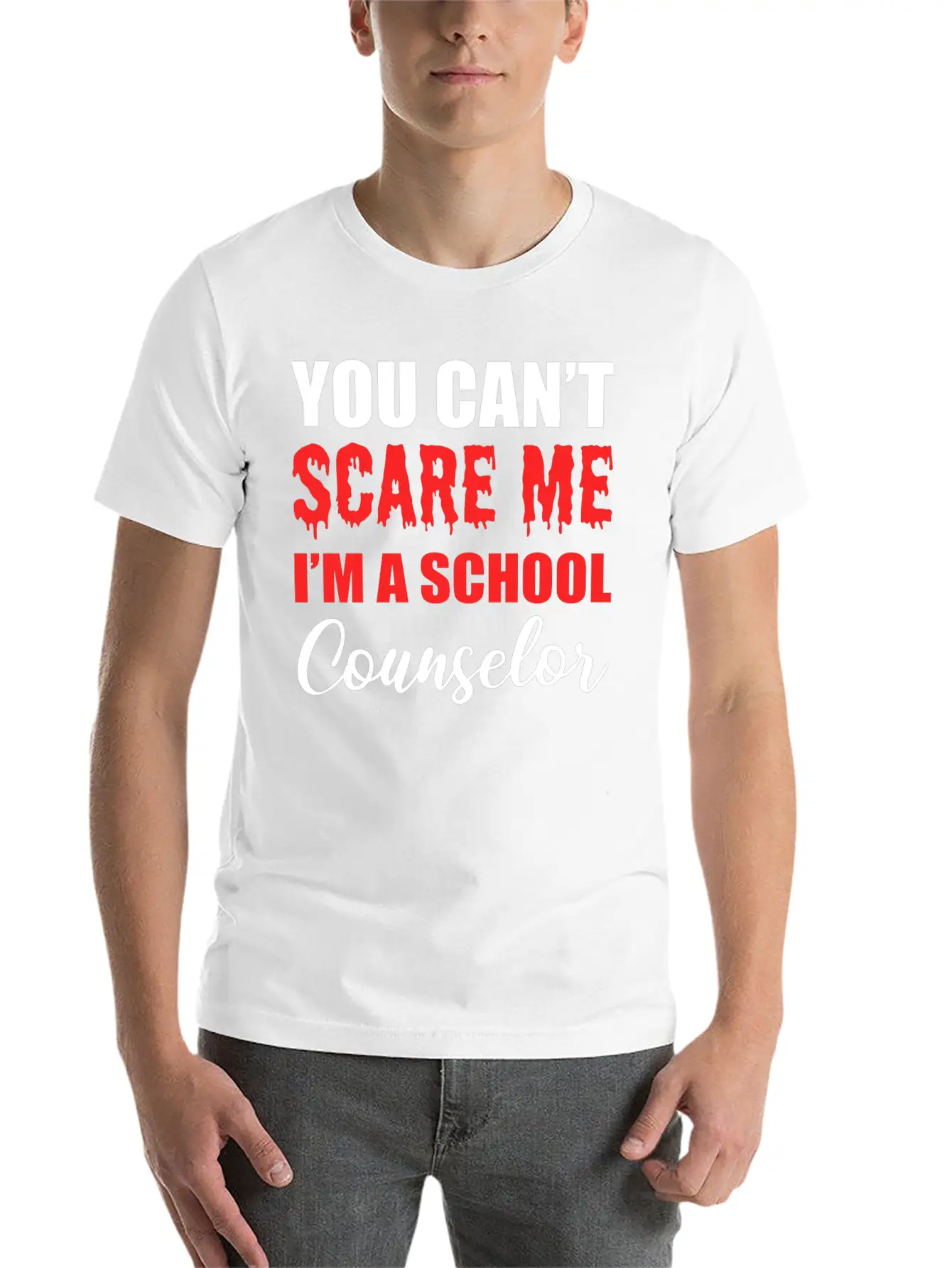 A School Counselor Guidance Counselor Gift Modern Fit Casual T-Shirt – Clean And Versatile Design
