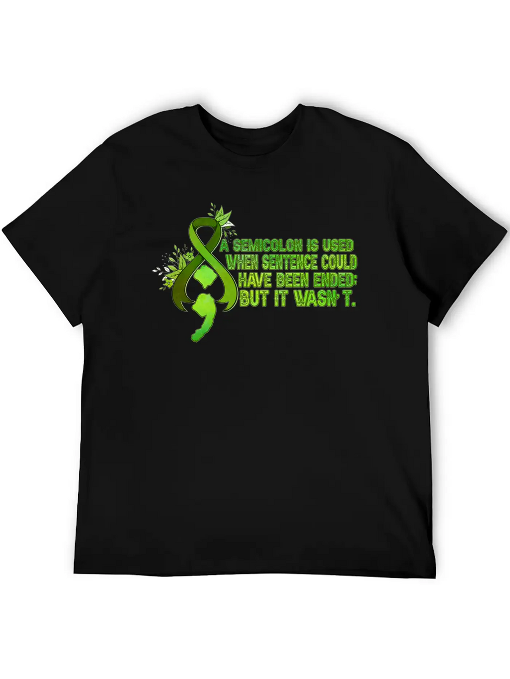 A Semicolon Is Used When Sentence Could Have Been Stylish Everyday T-Shirt – Unisex Basic Cotton Tee