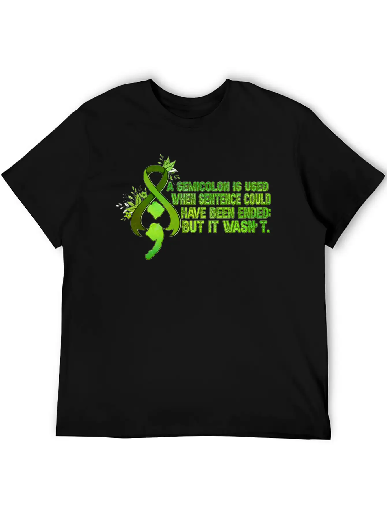 A Semicolon Is Used When Sentence Could Have Been Stylish Everyday T-Shirt – Unisex Basic Cotton Tee