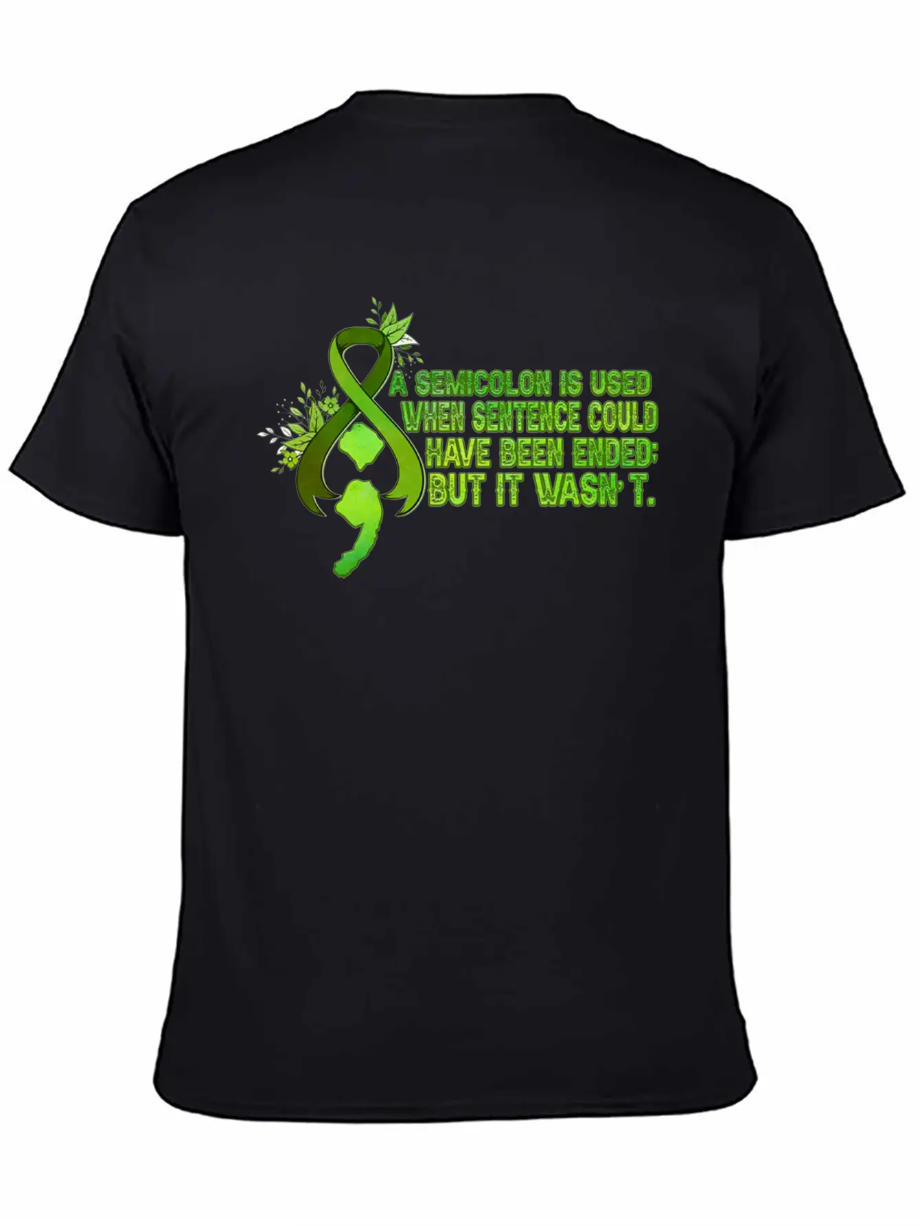 A Semicolon Is Used When Sentence Could Have Been Stylish Everyday T-Shirt – Unisex Basic Cotton Tee