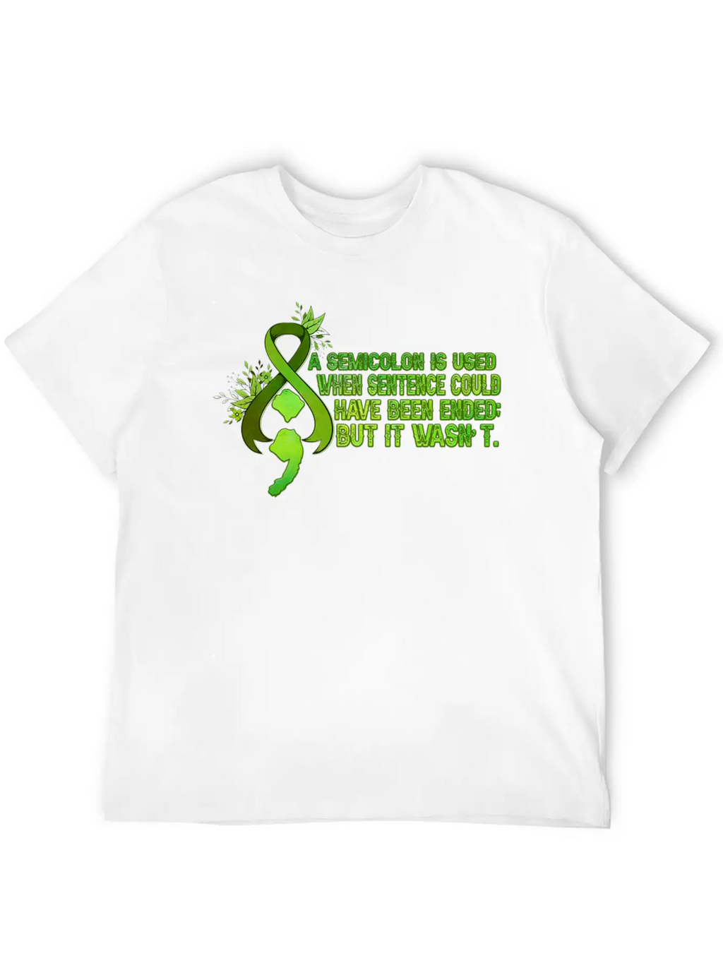A Semicolon Is Used When Sentence Could Have Been Stylish Everyday T-Shirt – Unisex Basic Cotton Tee