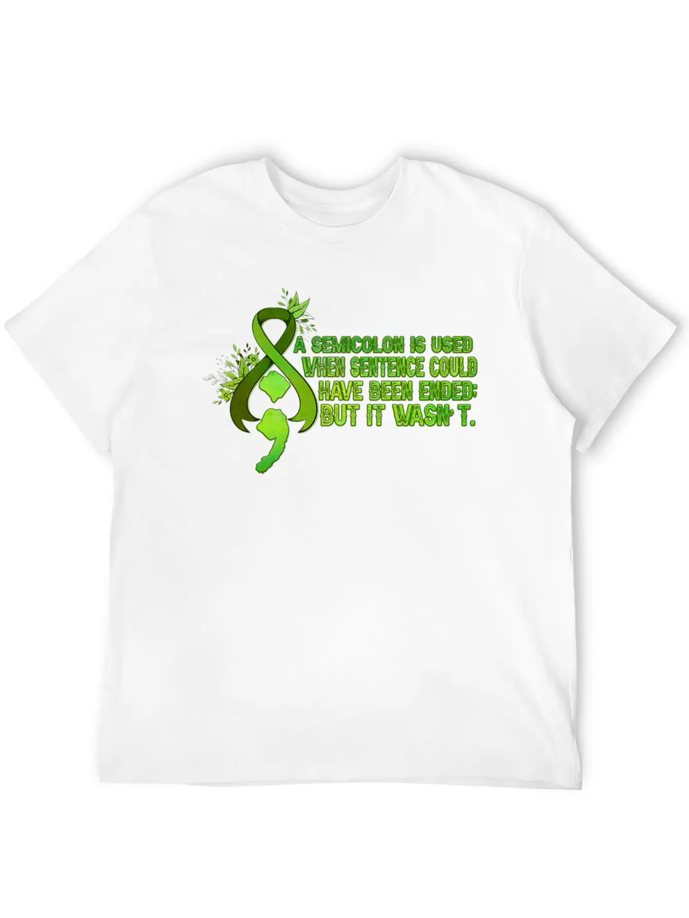 A Semicolon Is Used When Sentence Could Have Been Stylish Everyday T-Shirt – Unisex Basic Cotton Tee