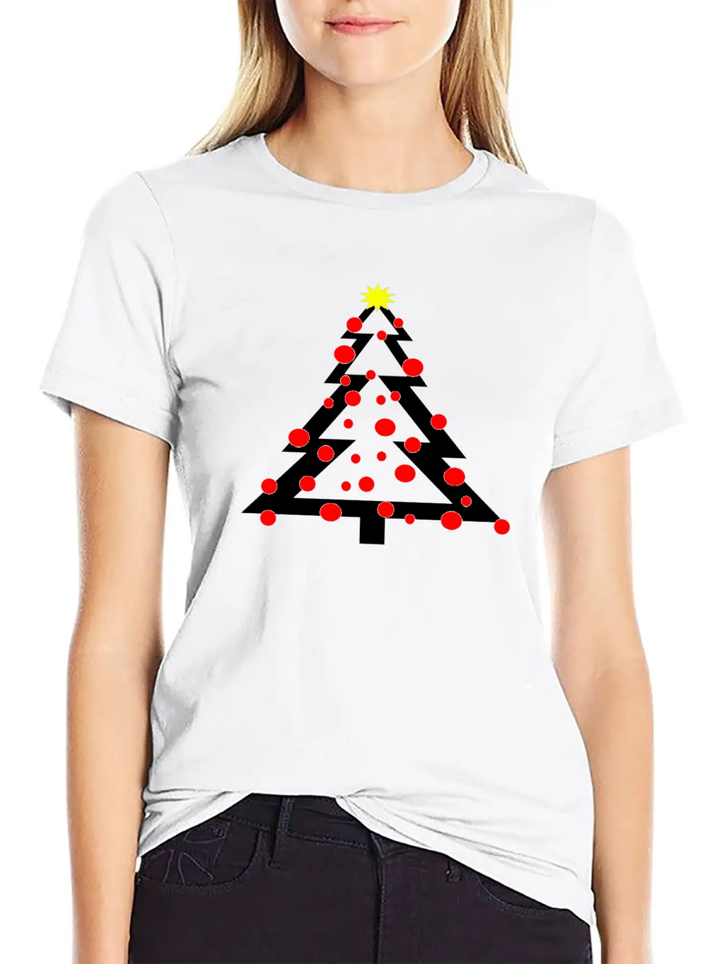 A Simpel Christmas Tree With Decoration And Star Classic Cotton Tee – Unisex Comfort For Any Season
