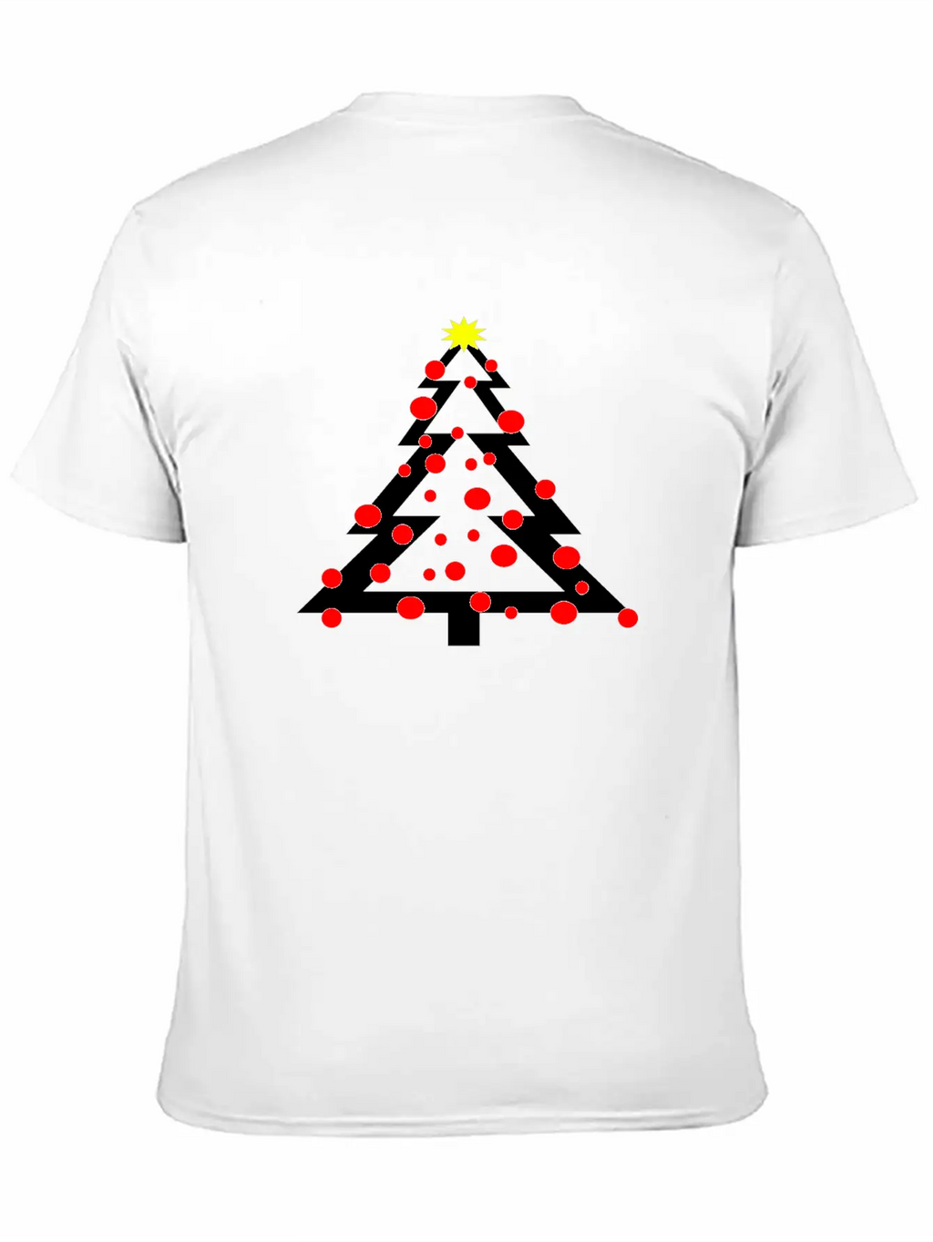 A Simpel Christmas Tree With Decoration And Star Classic Cotton Tee – Unisex Comfort For Any Season