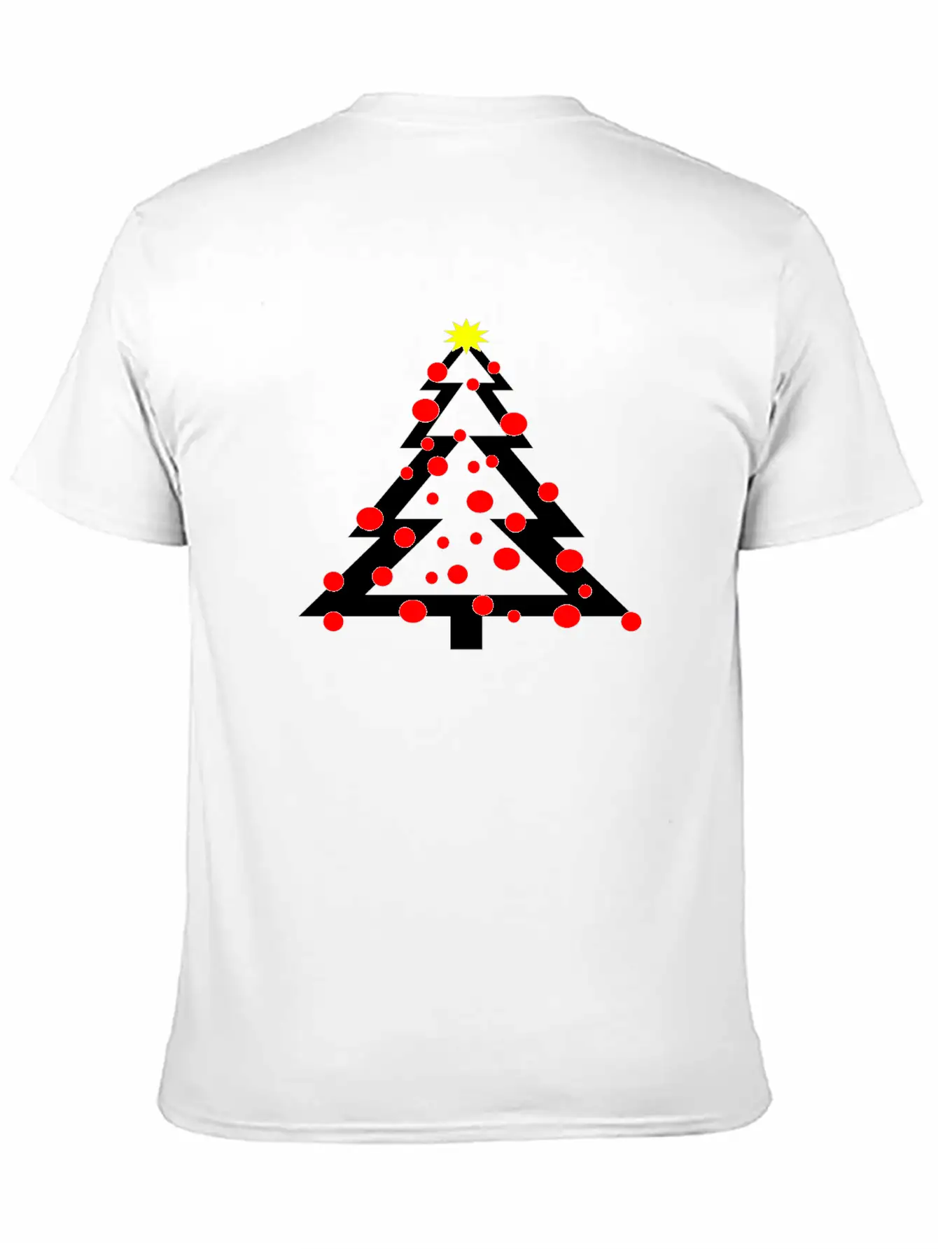 A Simpel Christmas Tree With Decoration And Star Classic Cotton Tee – Unisex Comfort For Any Season