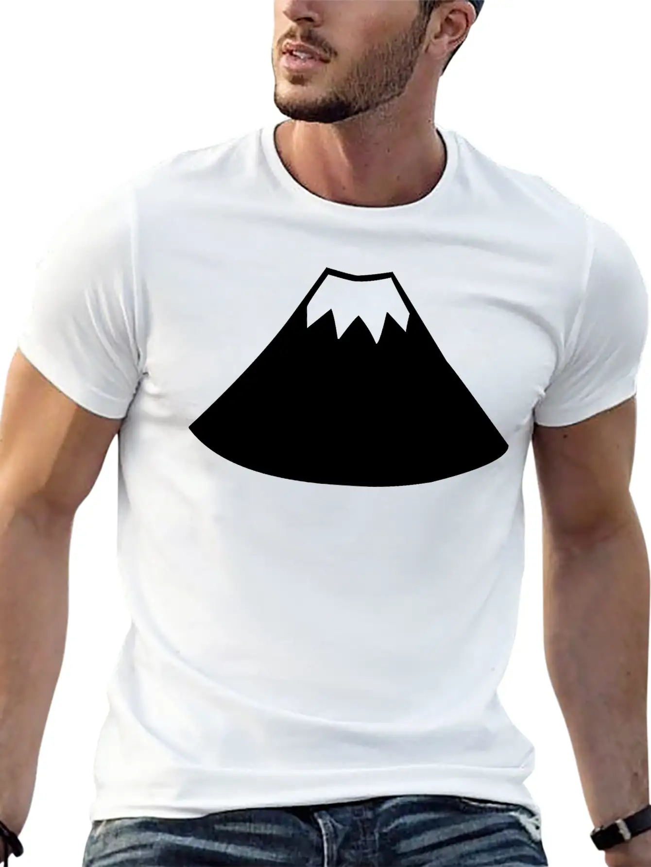 A Sleeping Volcano Stylish Everyday T-Shirt – Unisex Basic Cotton Tee