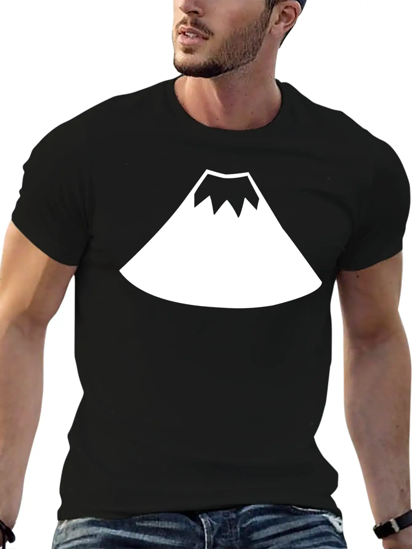 A Sleeping Volcano Stylish Everyday T-Shirt – Unisex Basic Cotton Tee