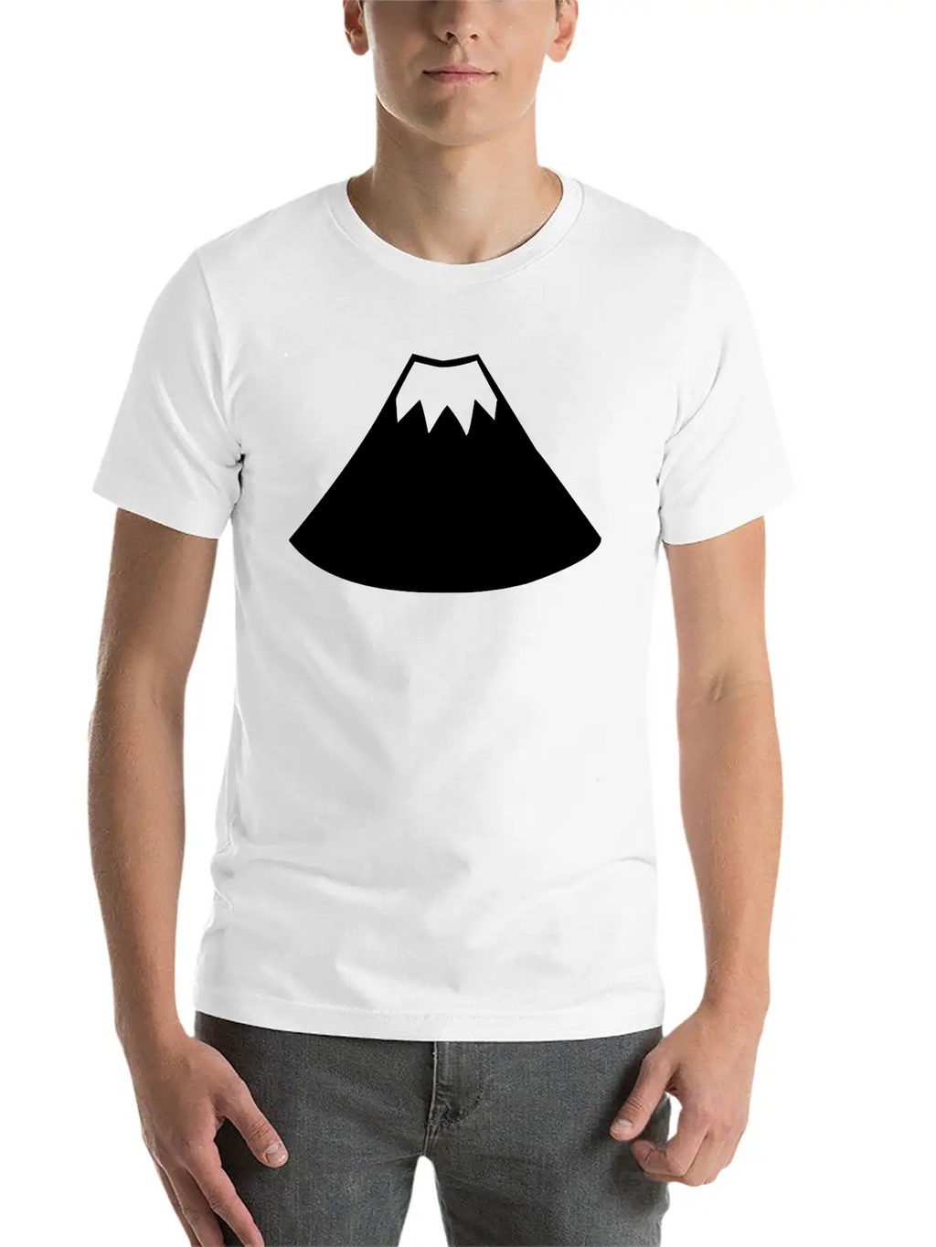 A Sleeping Volcano Stylish Everyday T-Shirt – Unisex Basic Cotton Tee