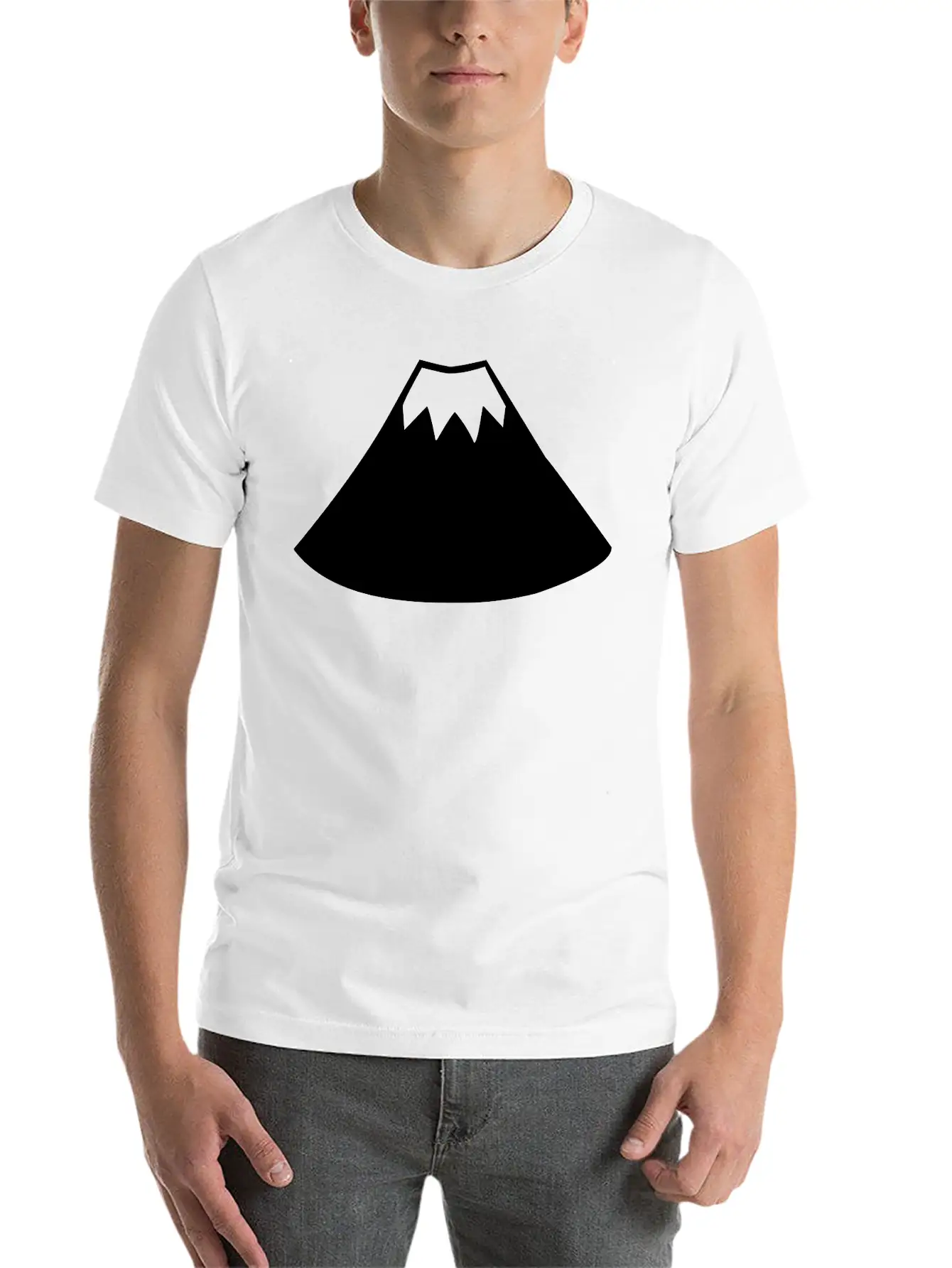 A Sleeping Volcano Stylish Everyday T-Shirt – Unisex Basic Cotton Tee