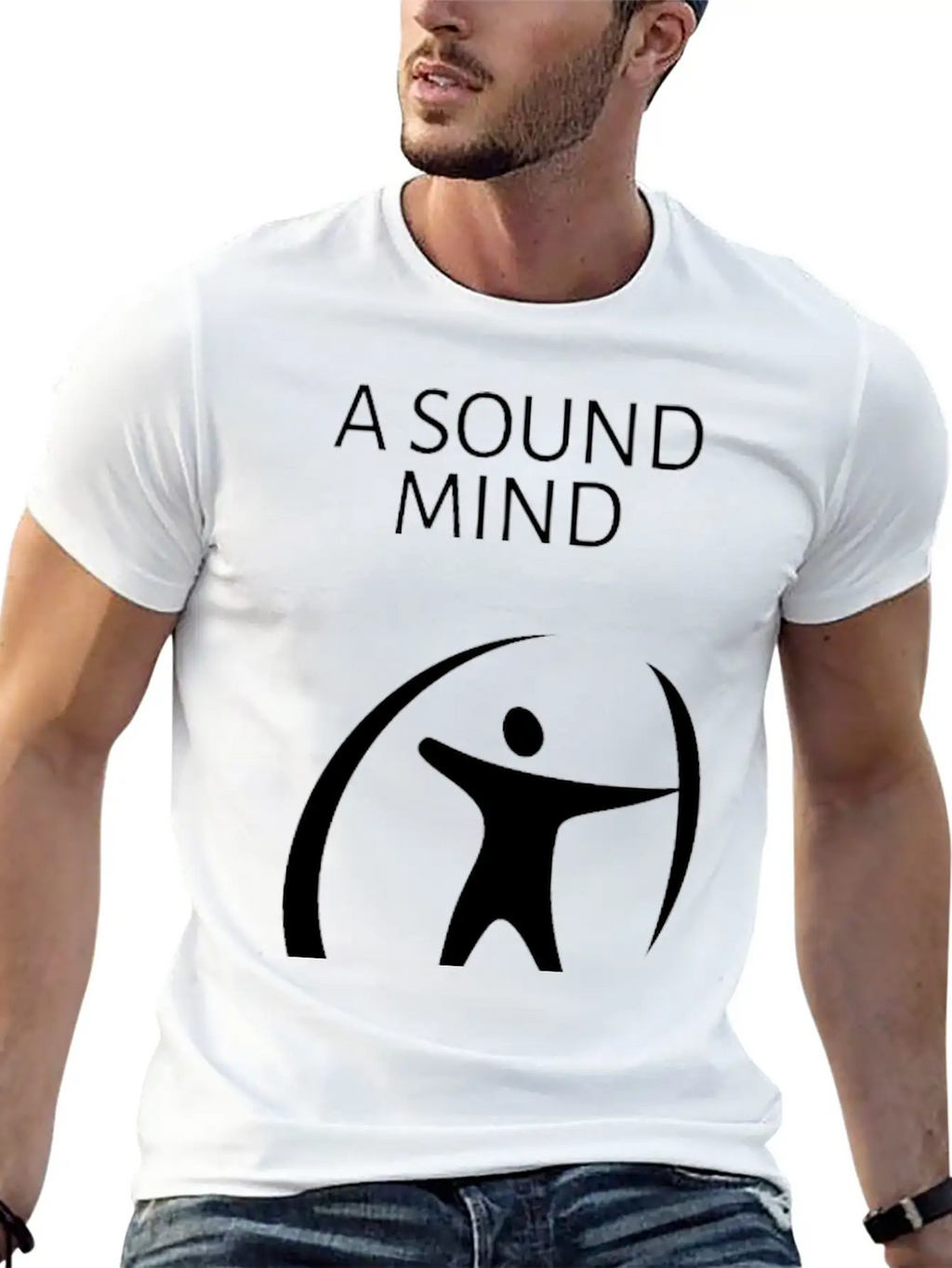 A Sound Mind In A Sound Body Classic Cotton Tee – Unisex Comfort For Any Season