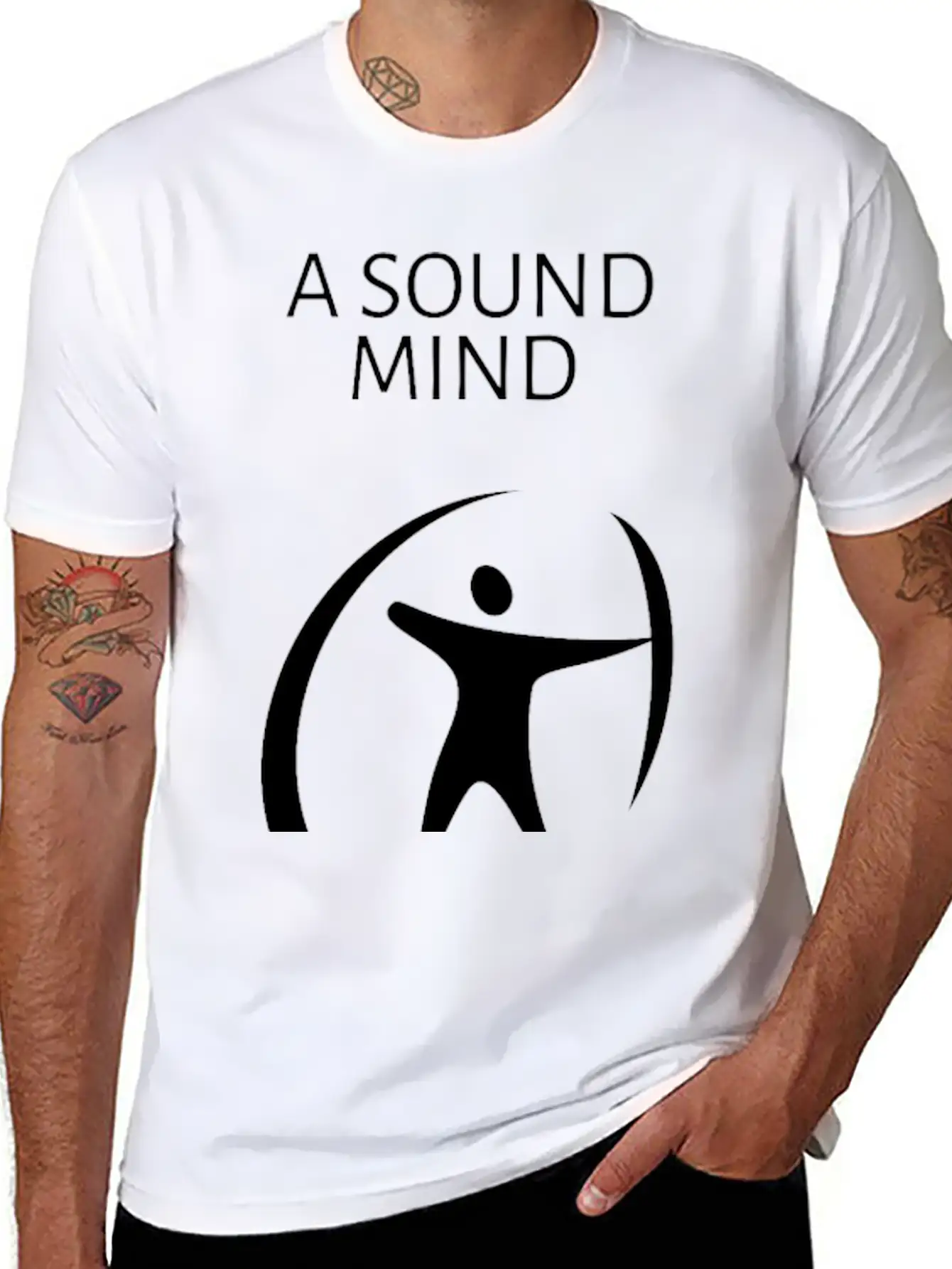 A Sound Mind In A Sound Body Classic Cotton Tee – Unisex Comfort For Any Season