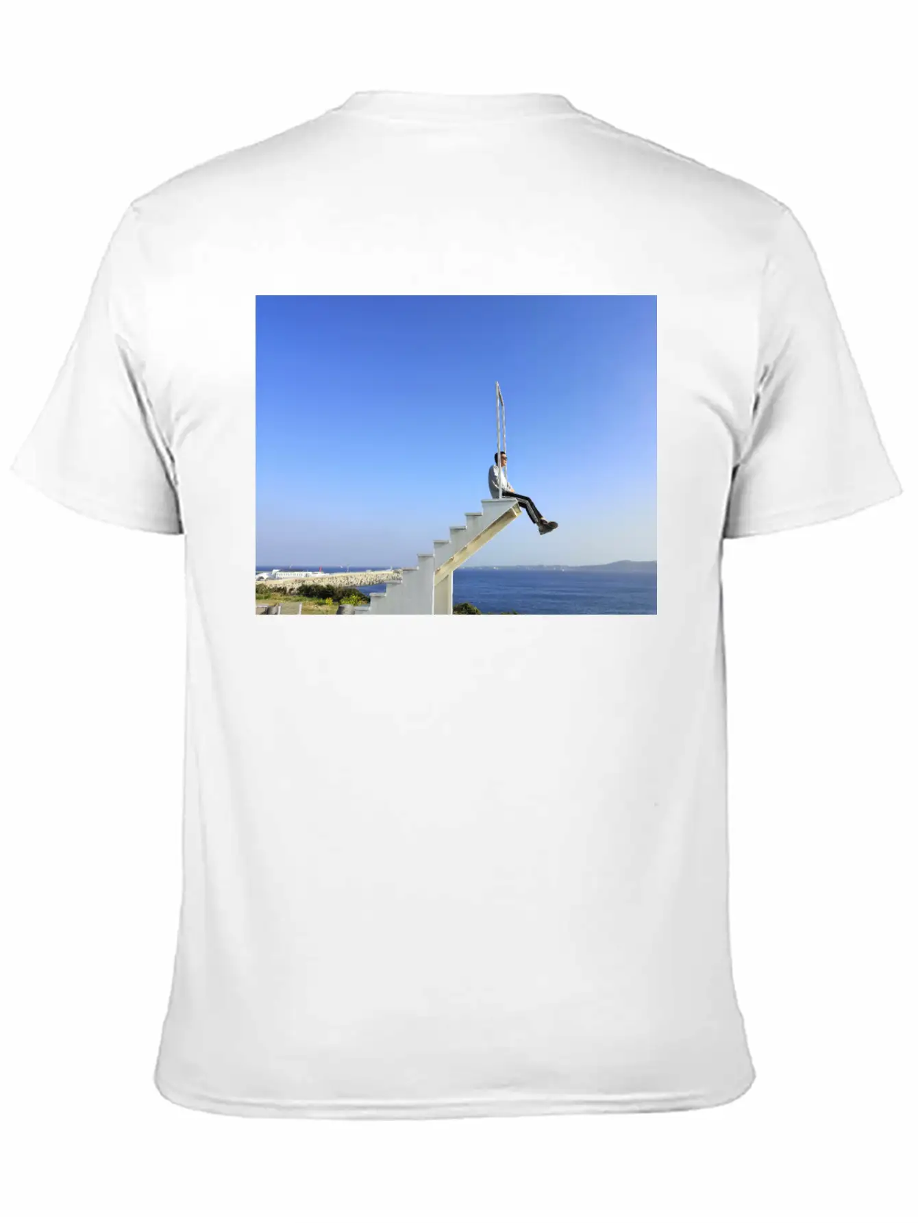 A Stair Boy In The Sky Breathable Soft Cotton T-Shirt – Timeless Casual Look