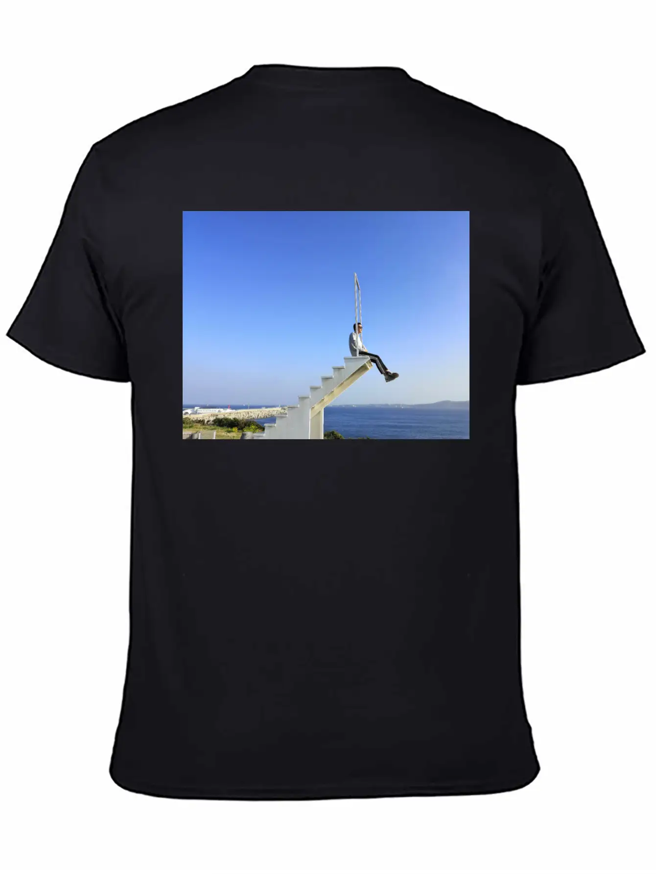 A Stair Boy In The Sky Breathable Soft Cotton T-Shirt – Timeless Casual Look