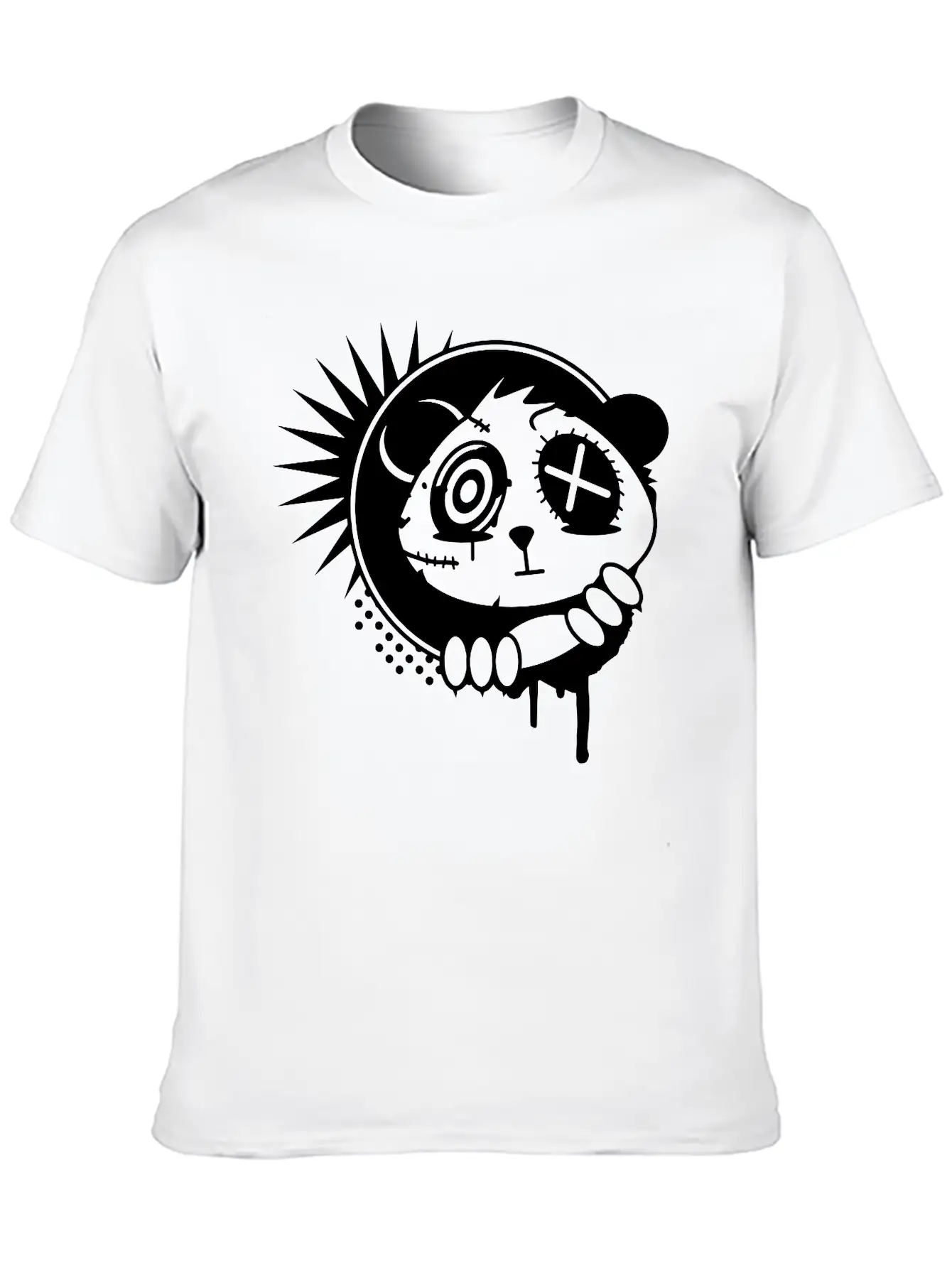 A Sticker With Panda Bear Head Classic Cotton Tee – Unisex Comfort For Any Season