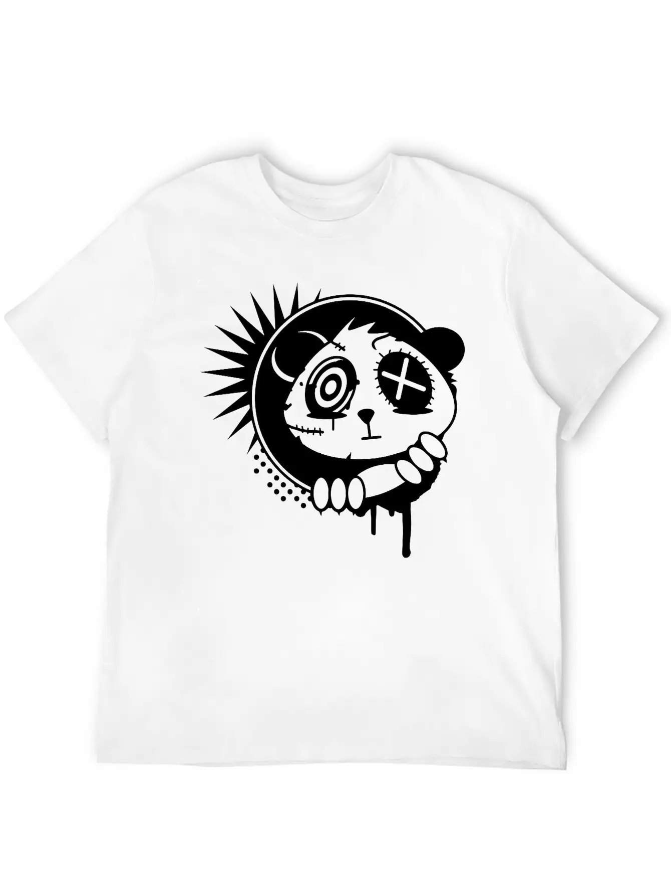 A Sticker With Panda Bear Head Classic Cotton Tee – Unisex Comfort For Any Season