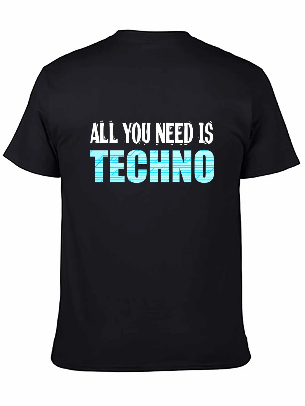 A Techno Tee For Music Lovers Saying "All You Relaxed Everyday Tee – Lightweight And Durable Cotton