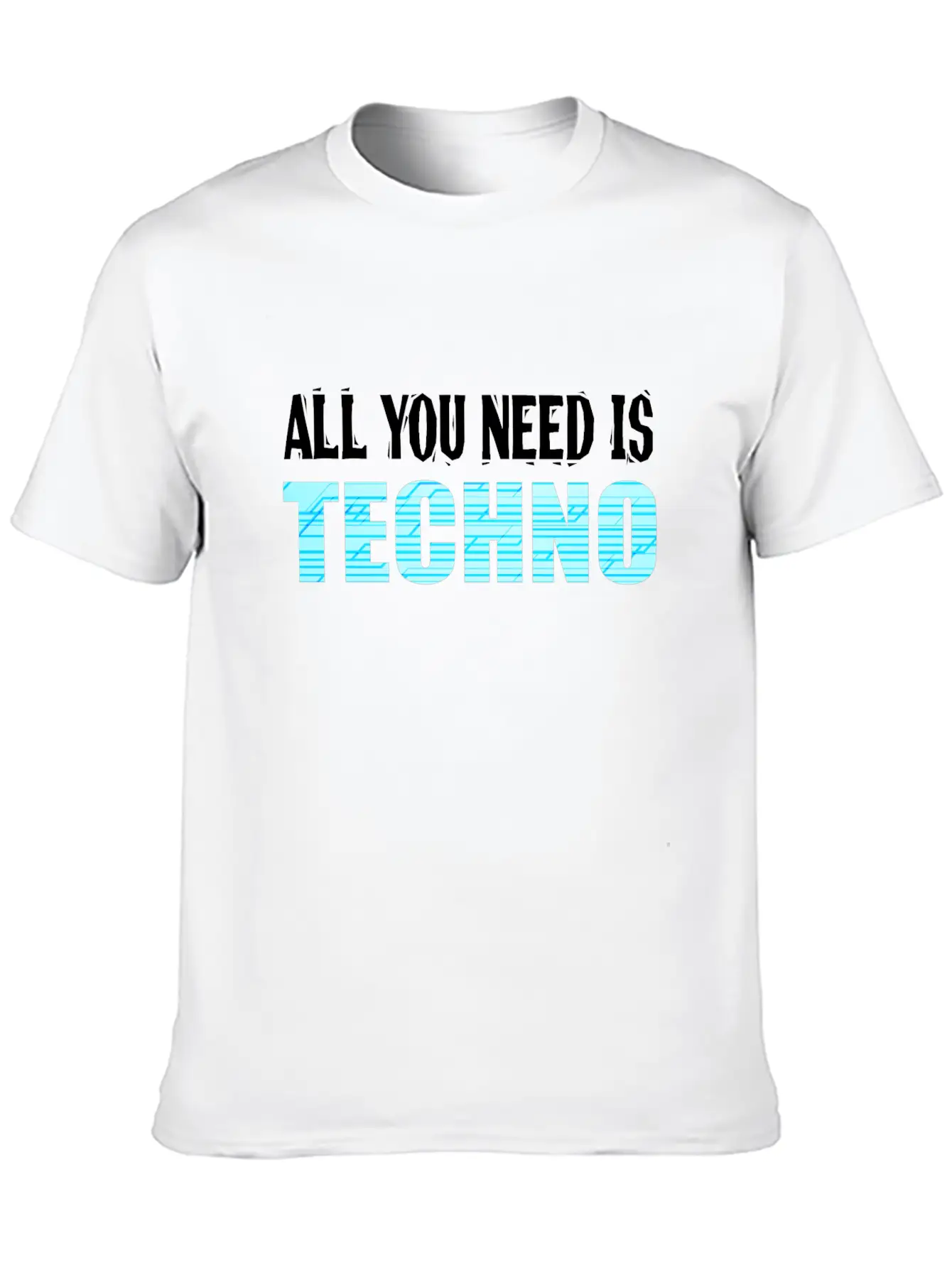 A Techno Tee For Music Lovers Saying "All You Relaxed Everyday Tee – Lightweight And Durable Cotton