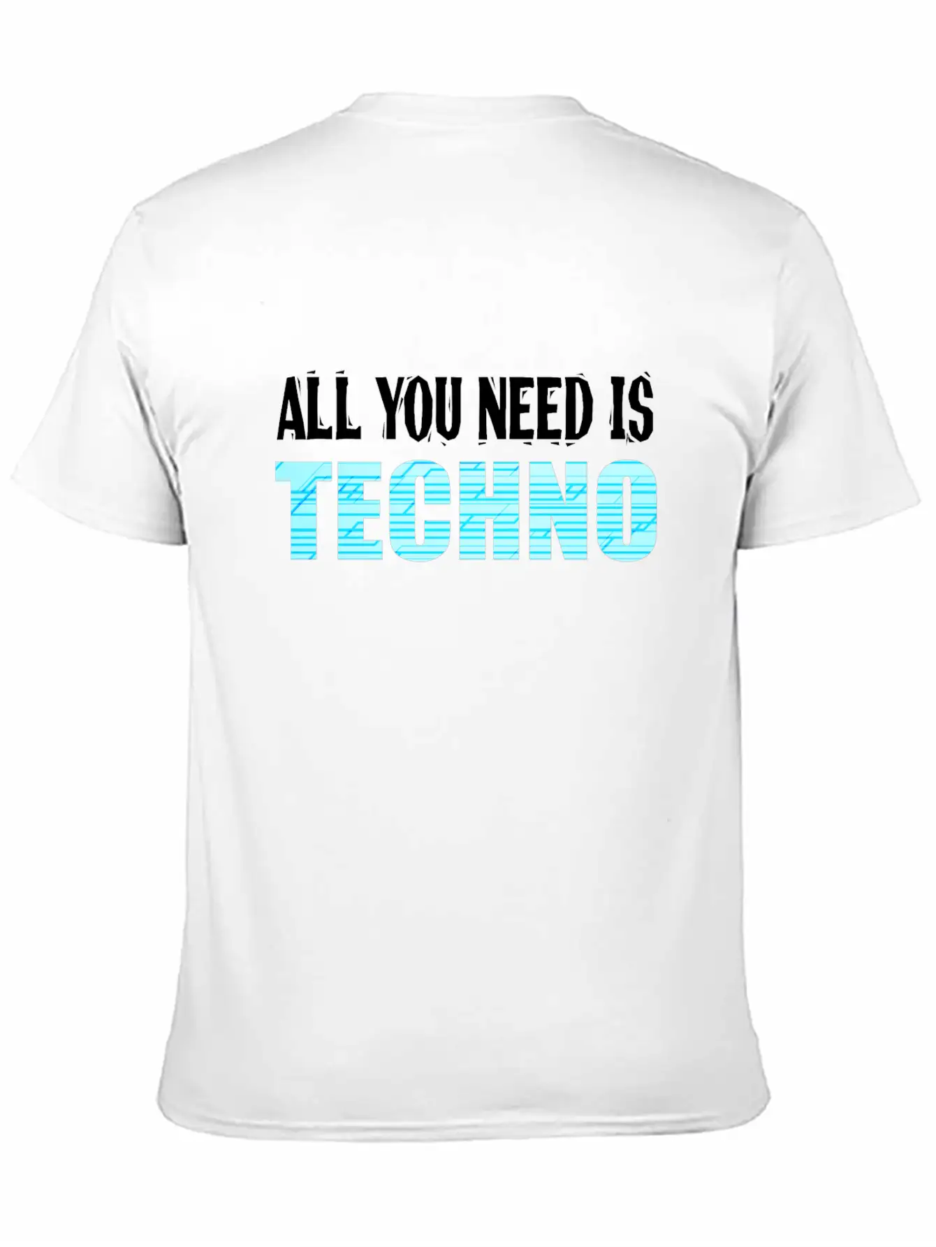 A Techno Tee For Music Lovers Saying "All You Relaxed Everyday Tee – Lightweight And Durable Cotton