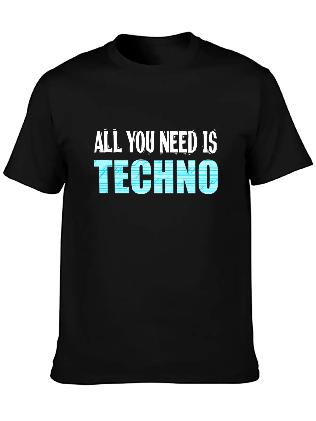 A Techno Tee For Music Lovers Saying "All You Relaxed Everyday Tee – Lightweight And Durable Cotton