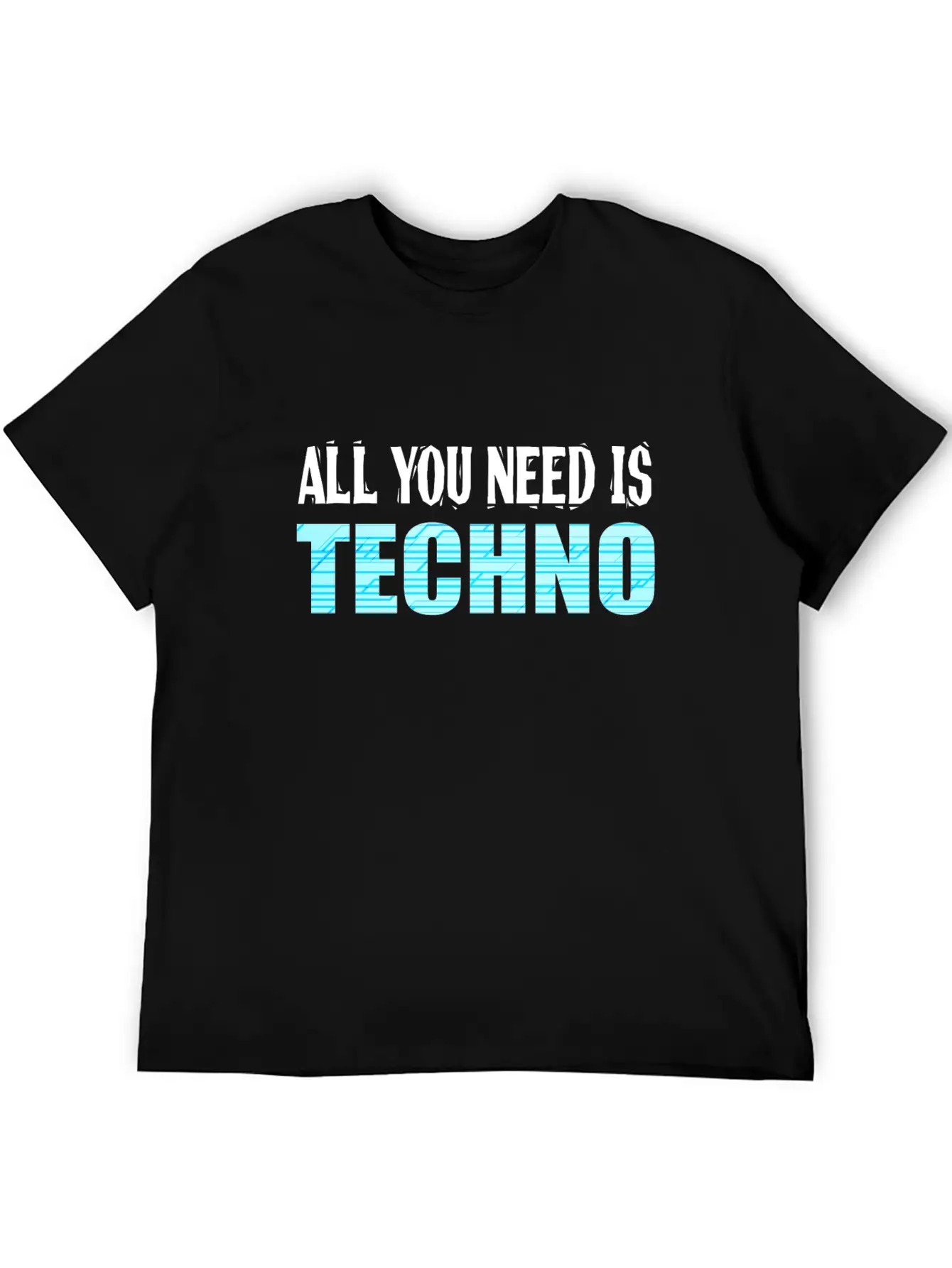 A Techno Tee For Music Lovers Saying "All You Relaxed Everyday Tee – Lightweight And Durable Cotton