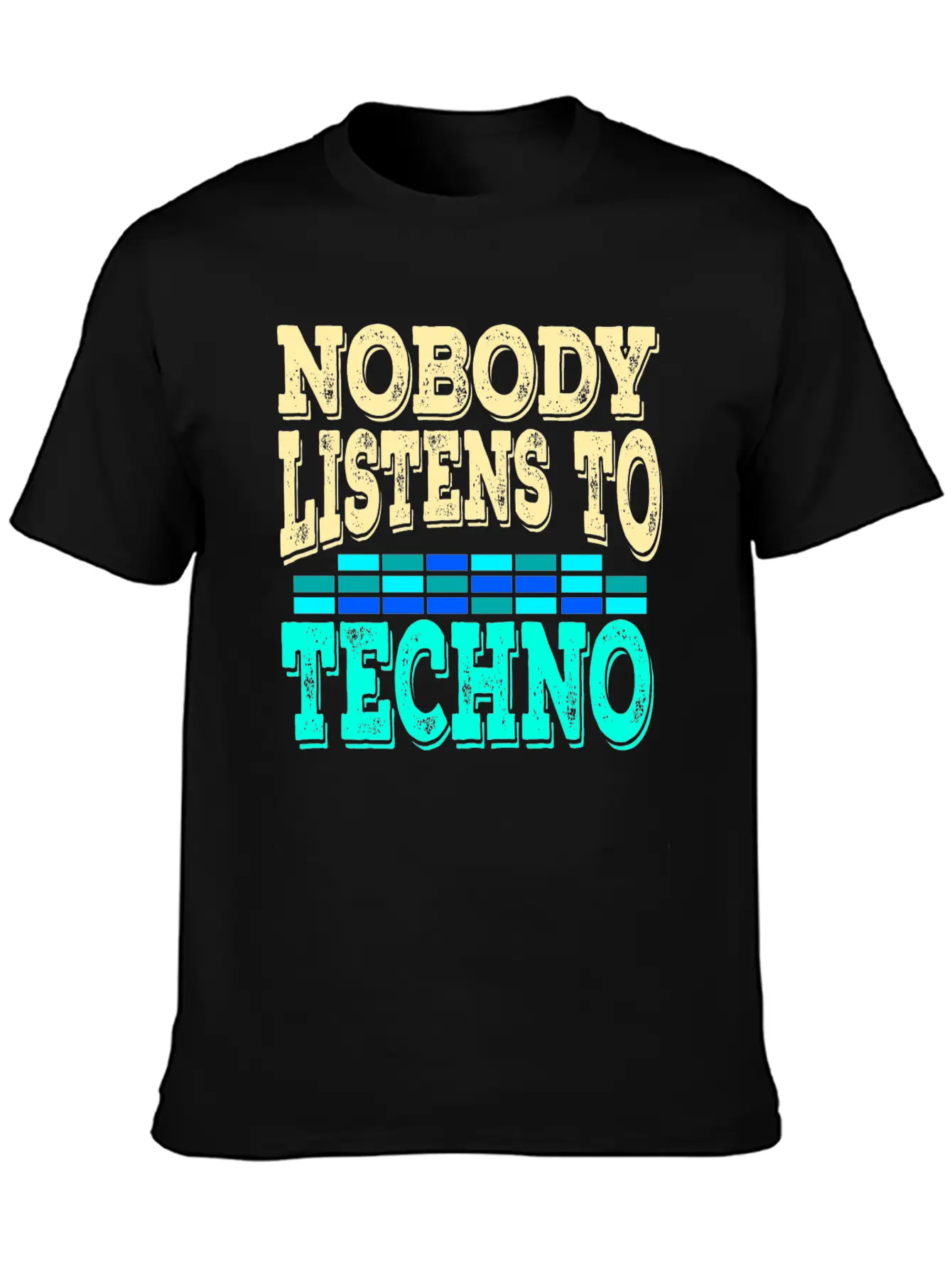 A Techno Tee For Music Lovers Saying "Nobody Stylish Everyday T-Shirt – Unisex Basic Cotton Tee