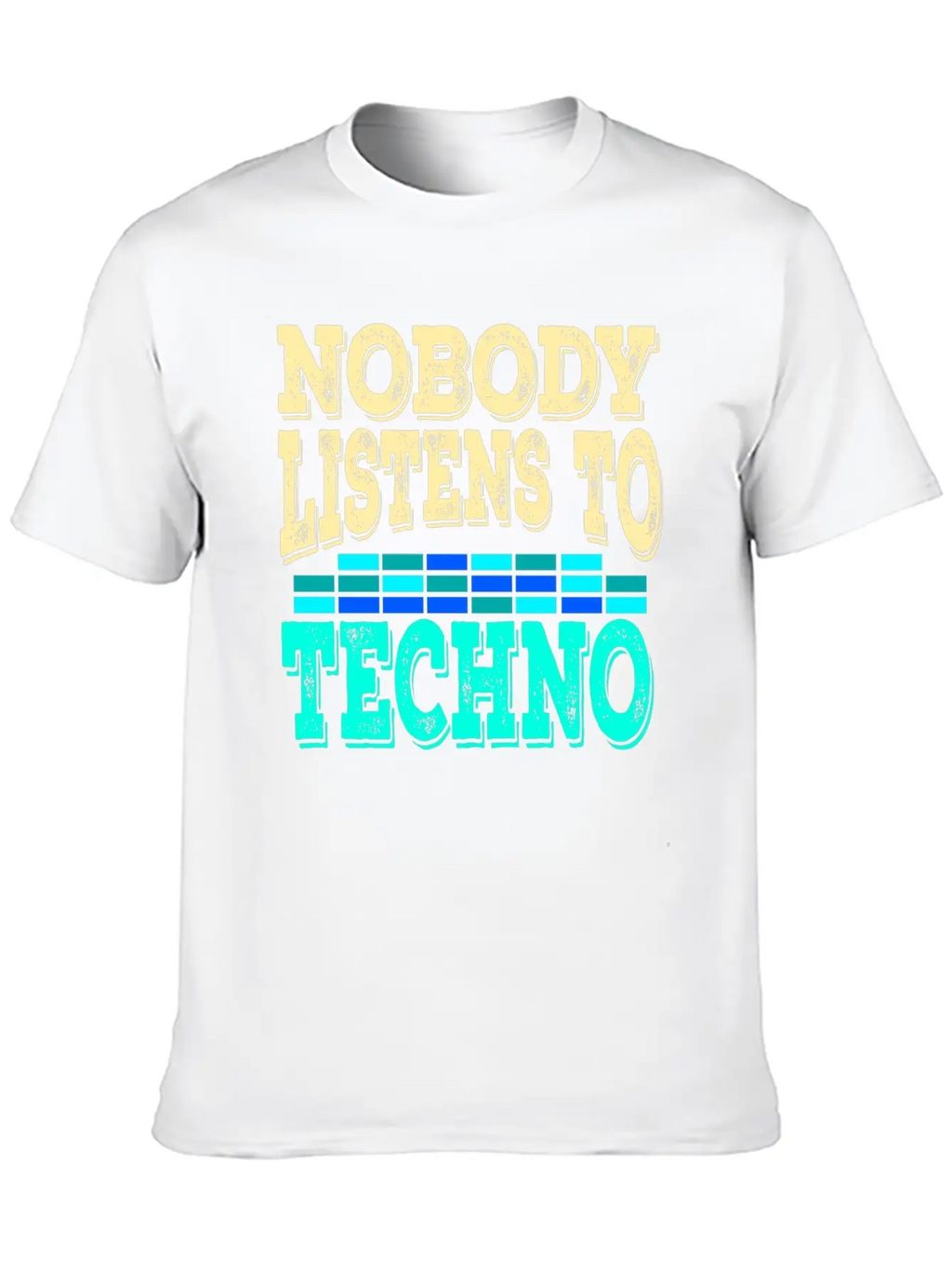 A Techno Tee For Music Lovers Saying "Nobody Stylish Everyday T-Shirt – Unisex Basic Cotton Tee
