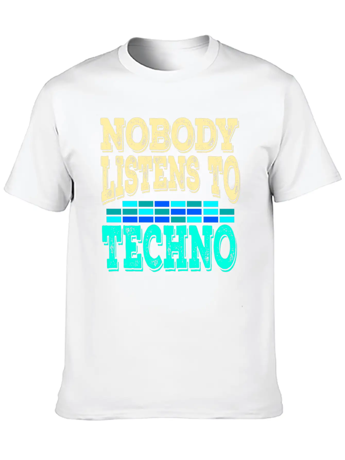 A Techno Tee For Music Lovers Saying "Nobody Stylish Everyday T-Shirt – Unisex Basic Cotton Tee