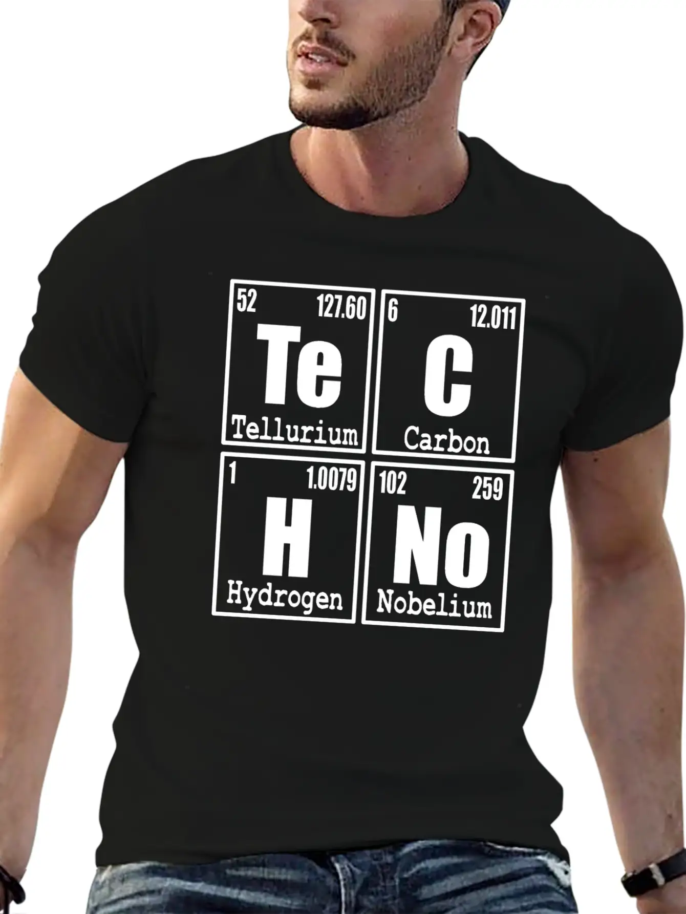 A Techno Tee For Music Lovers Saying "Te Classic Cotton Tee – Unisex Comfort For Any Season