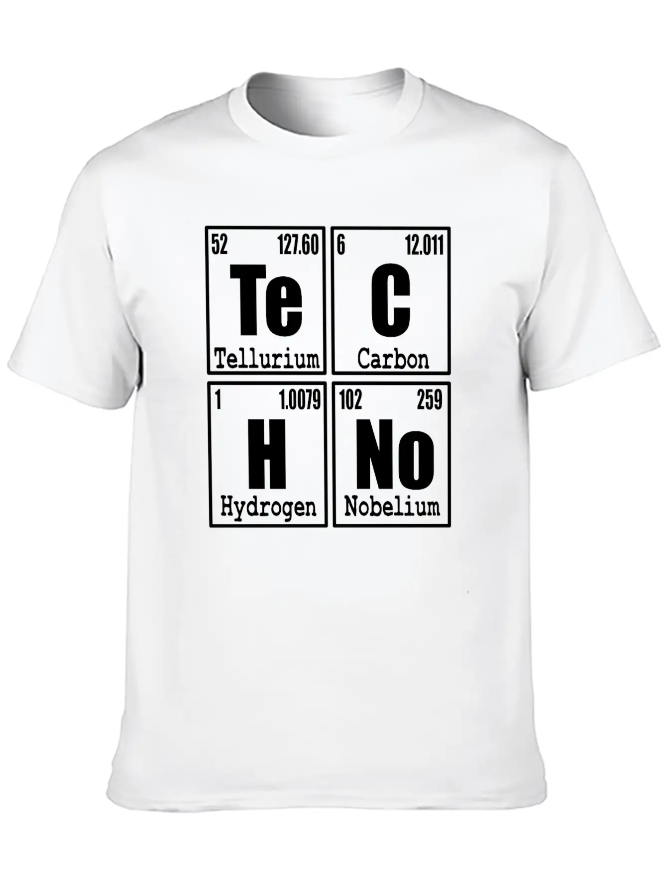 A Techno Tee For Music Lovers Saying "Te Classic Cotton Tee – Unisex Comfort For Any Season