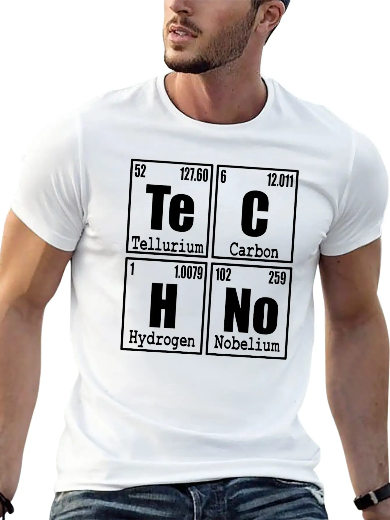 A Techno Tee For Music Lovers Saying "Te Classic Cotton Tee – Unisex Comfort For Any Season