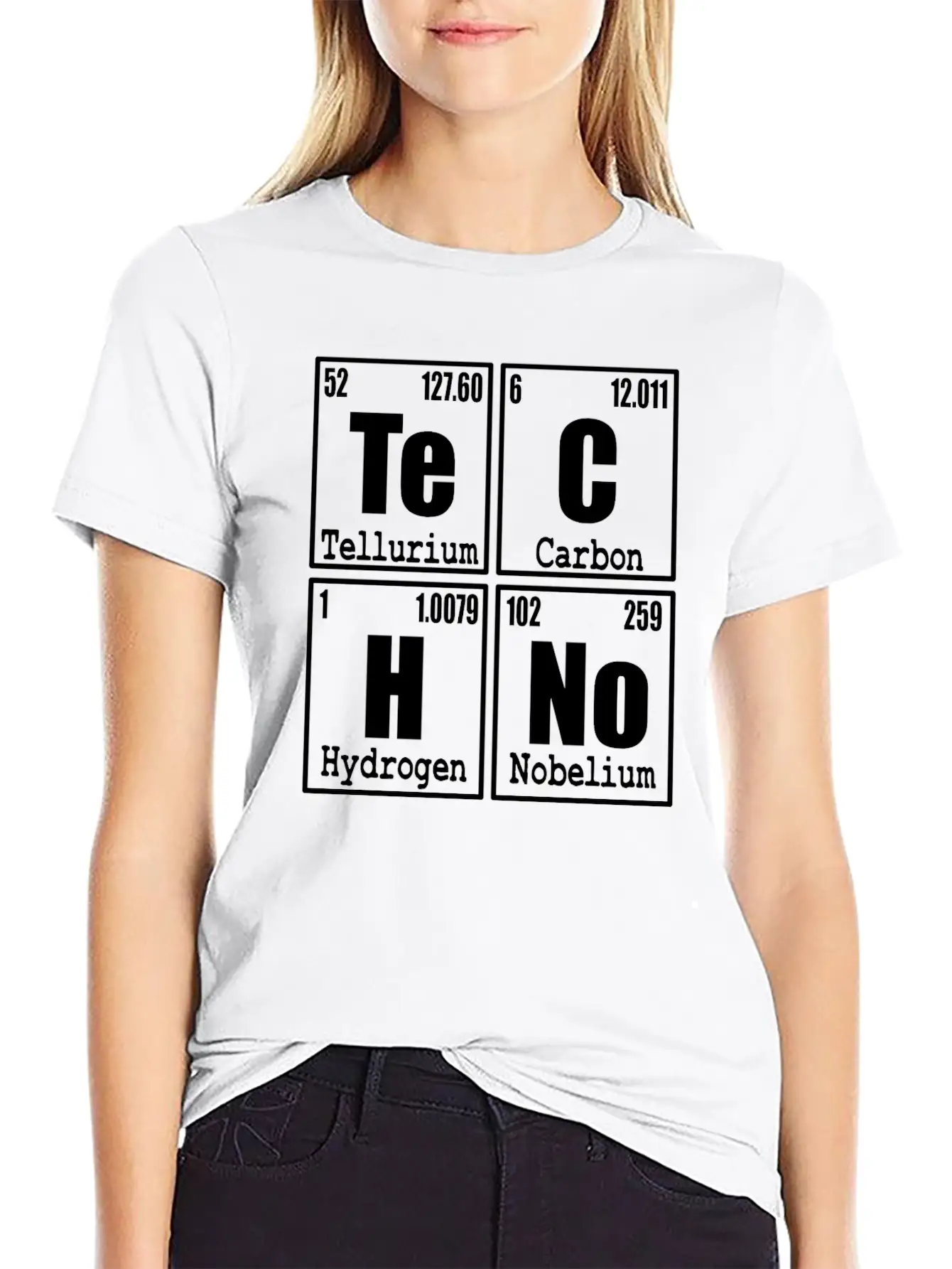A Techno Tee For Music Lovers Saying "Te Classic Cotton Tee – Unisex Comfort For Any Season
